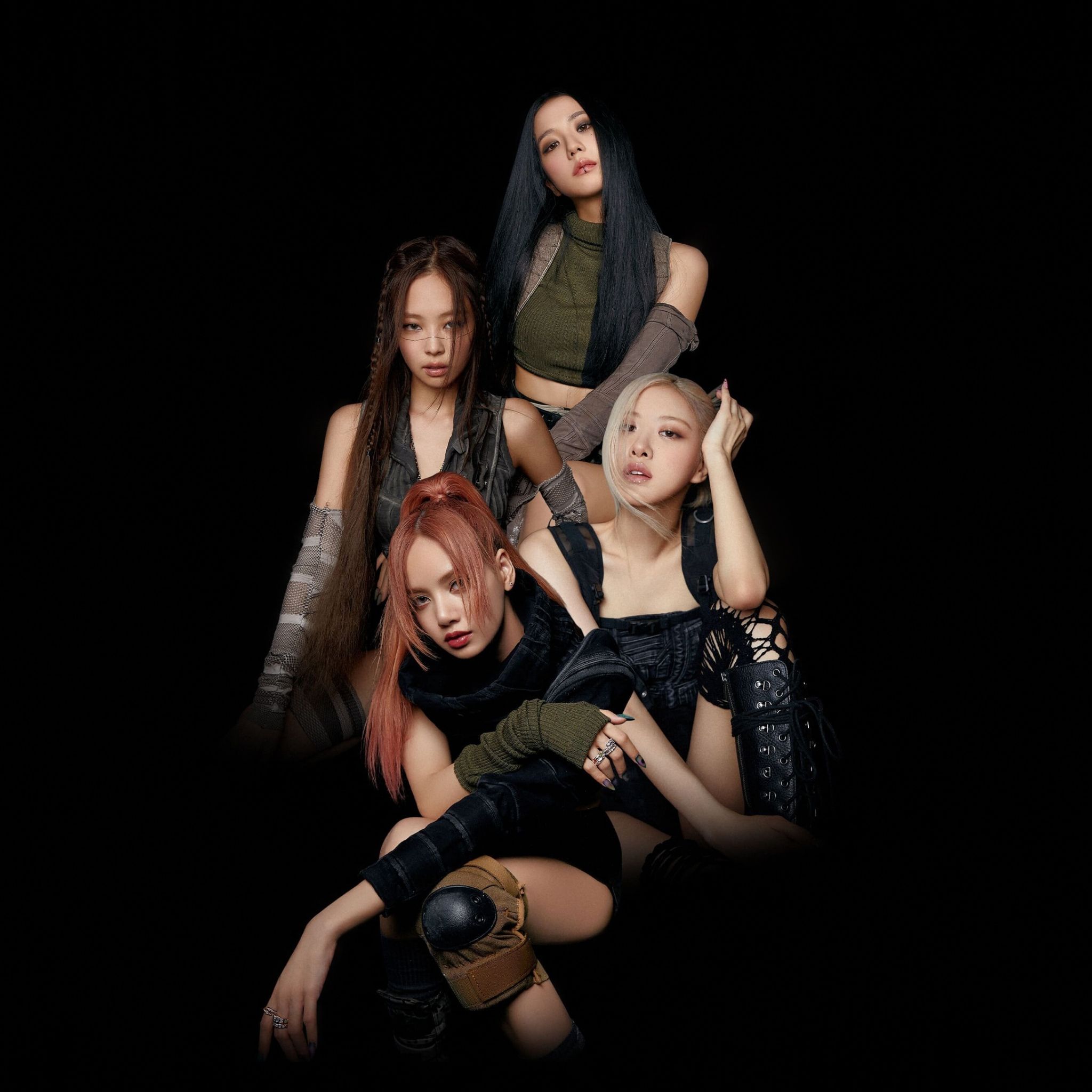 2048x2048 Blackpink Wallpaper 4K, Pink Venom, Lisa, Jennie, Jisoo