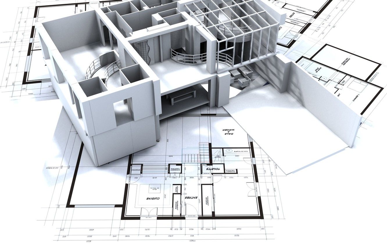 1332x850 Floor Plan Wallpaper