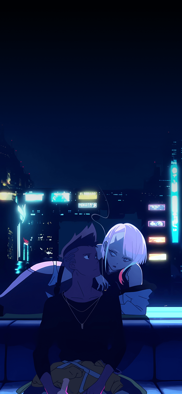 640x1385 made some iphone wallpaper for edgerunners!