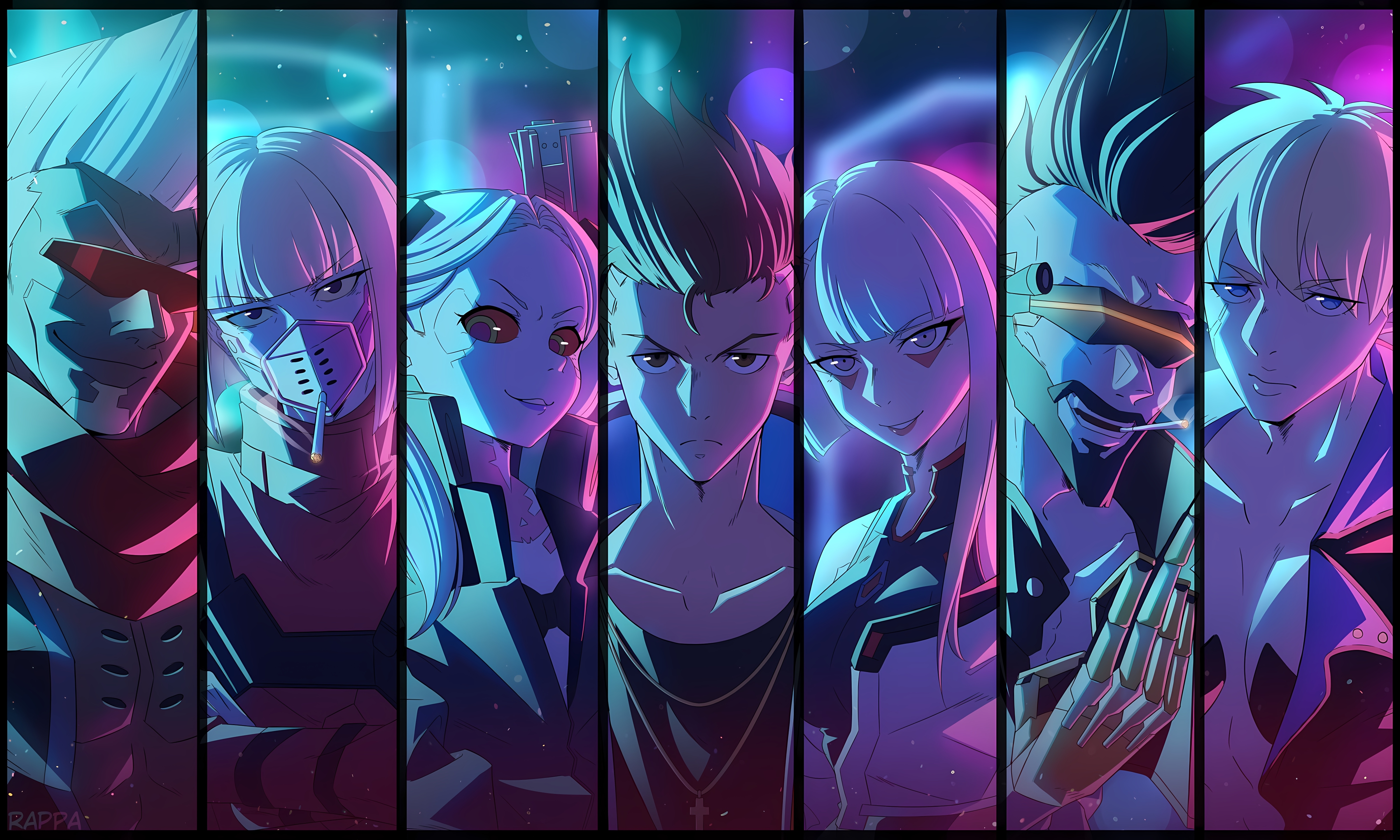 4800x2880 Cyberpunk Edgerunners 4k Characters Wallpaper, HD TV Series 4K Wallpaper, Image and Background