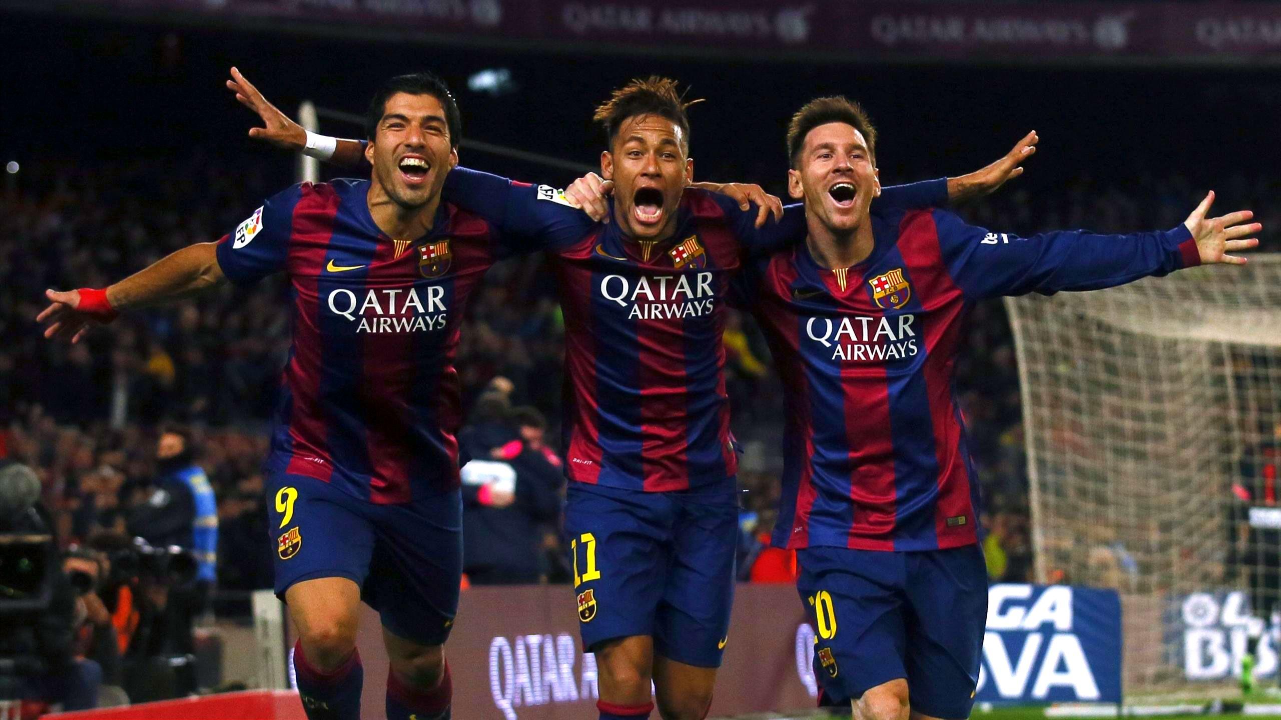 2560x1440 Messi Suarez Neymar Wallpaper