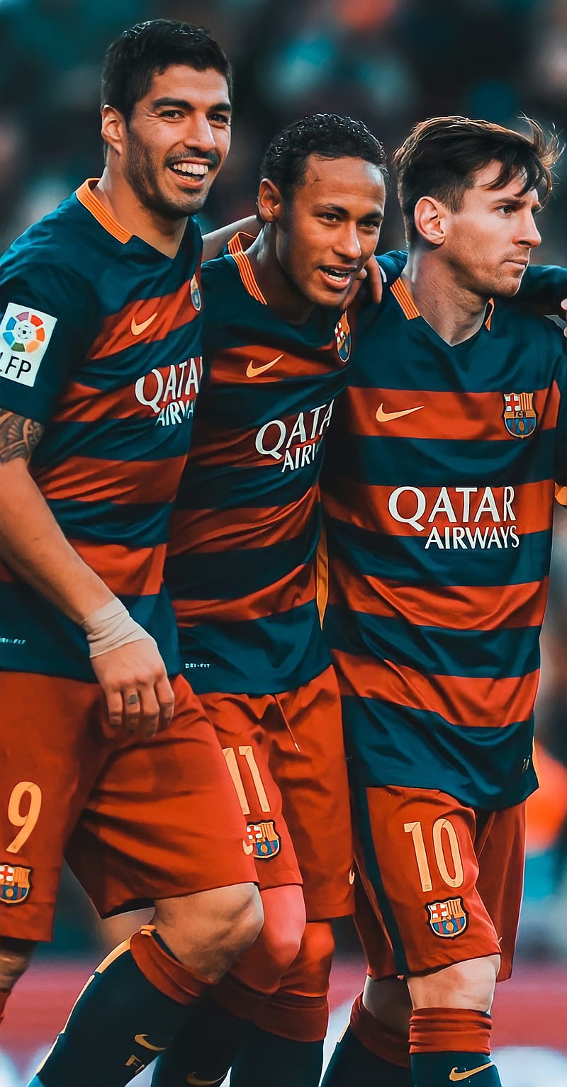 800x1534 Neymar, argentina, barcelona, brazil, messi, suarez, uruguay, HD phone wallpaper