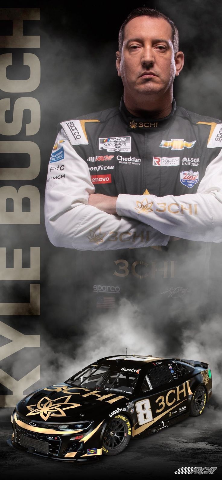736x1593 Busch nascar car wallpaper. Kyle busch wallpaper, Nascar car black background, Jr motorsports