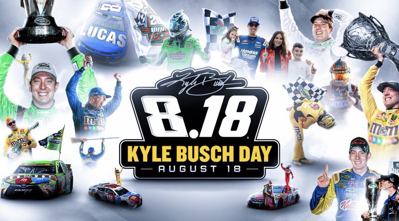 1320x734 Rowdy Forever: NASCAR Honors Kyle Busch On 8 18