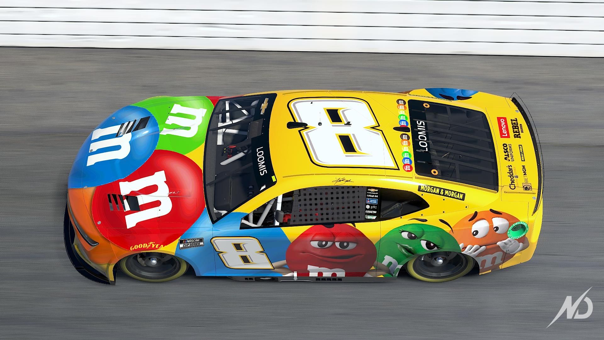 1920x1080 Kyle Busch M&Ms Concept