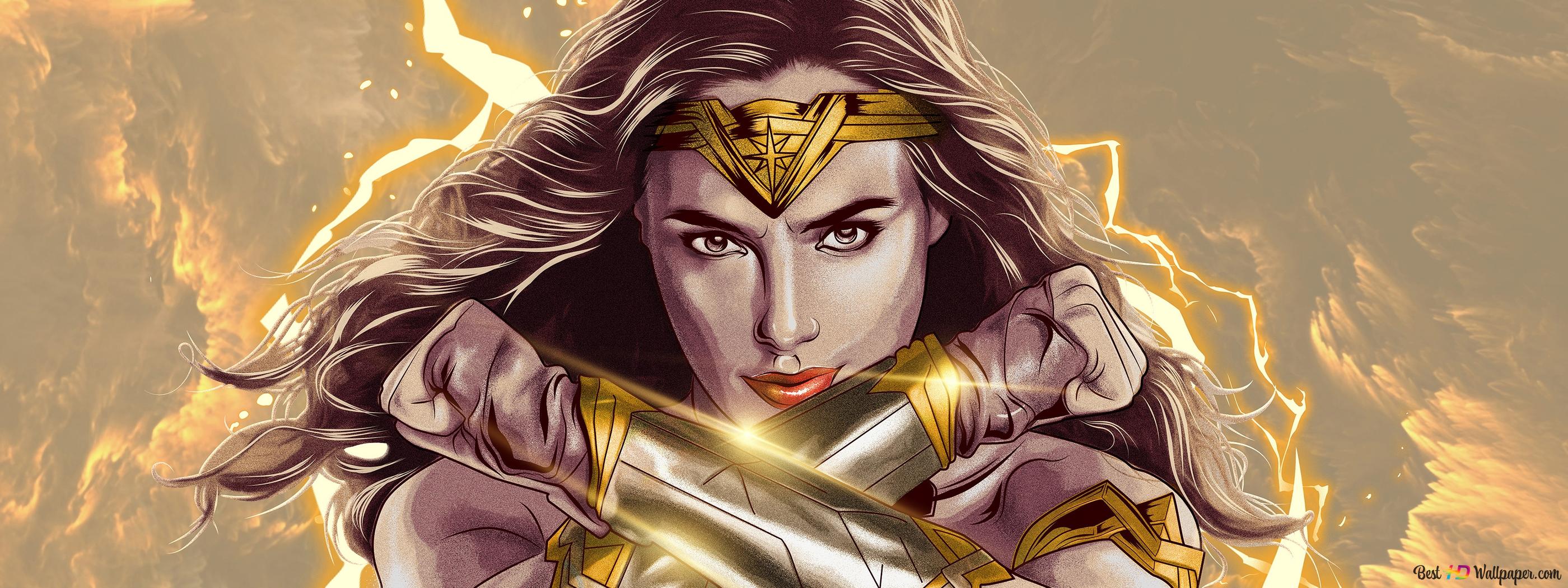 2800x1050 Wonder Women - (Diana Price) 4K wallpaper download