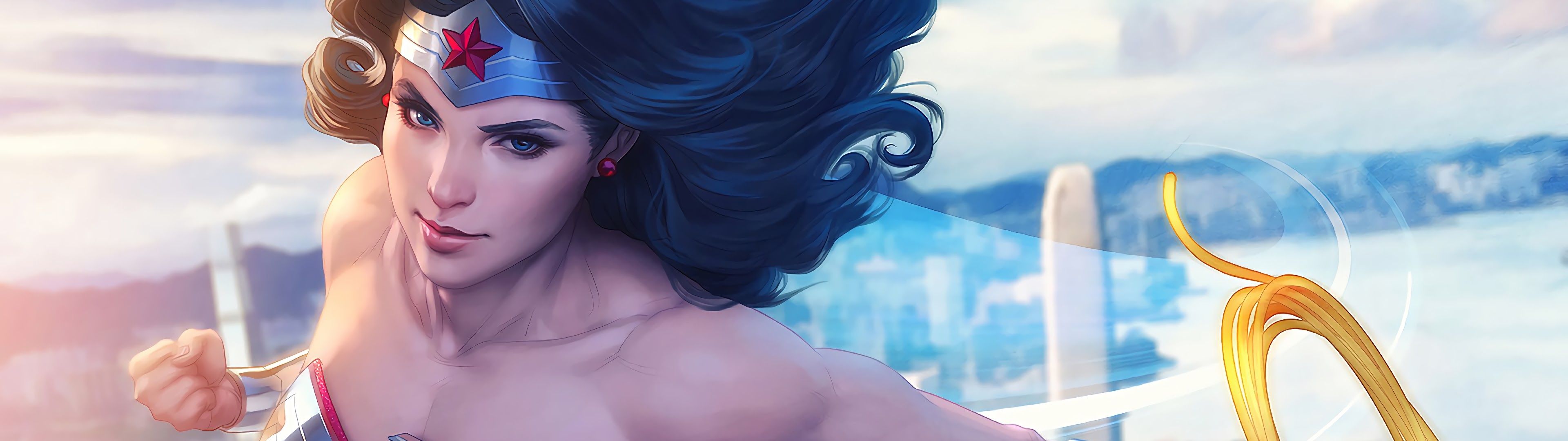 3840x1080 Wonder Woman 4K Wallpaper HD
