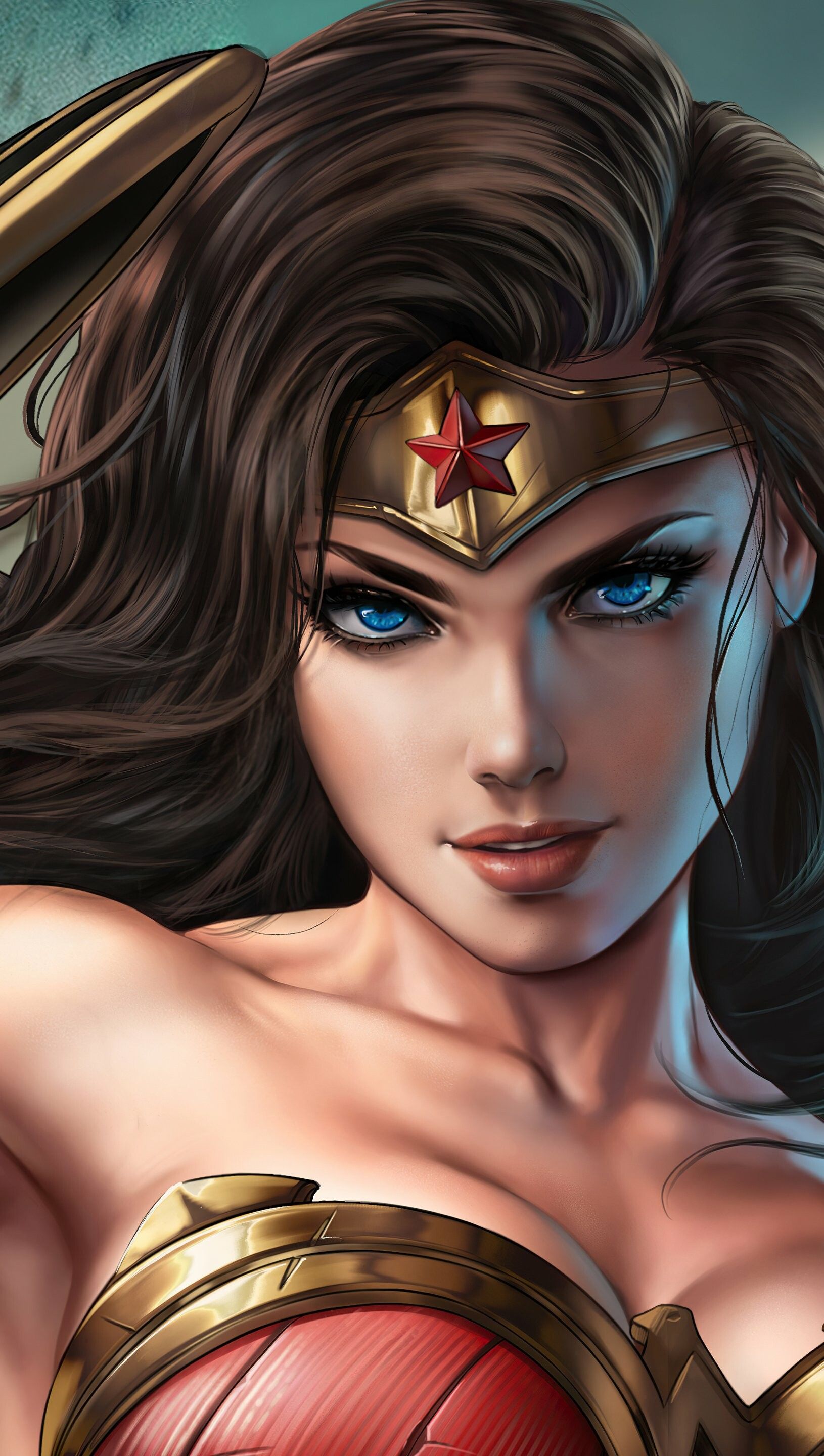 1630x2880 Wonder Woman Art Wallpaper