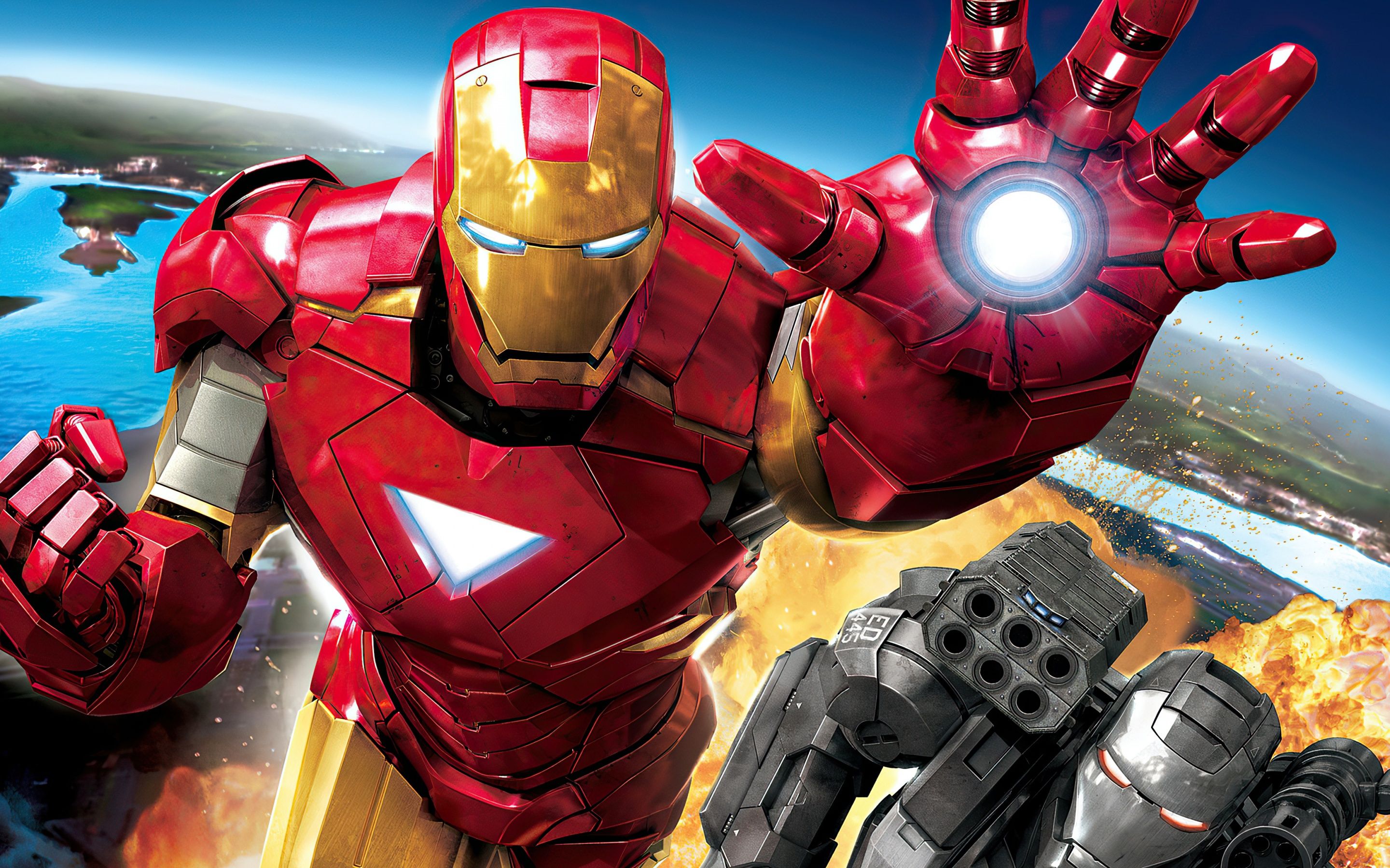 2880x1800 Iron Man Wallpaper 4K, War Machine, Marvel Comics