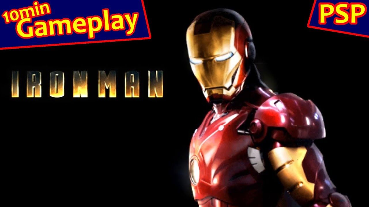1280x720 Iron Man. (PSP) Gameplay