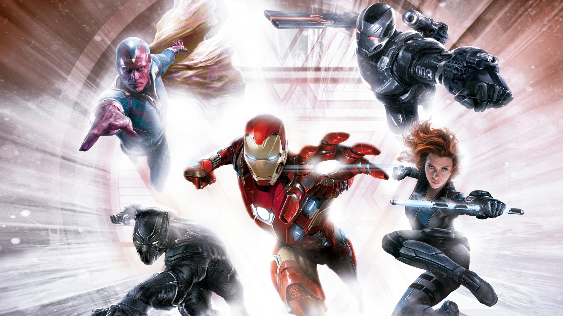 1920x1080 Team Iron Man Wallpaper