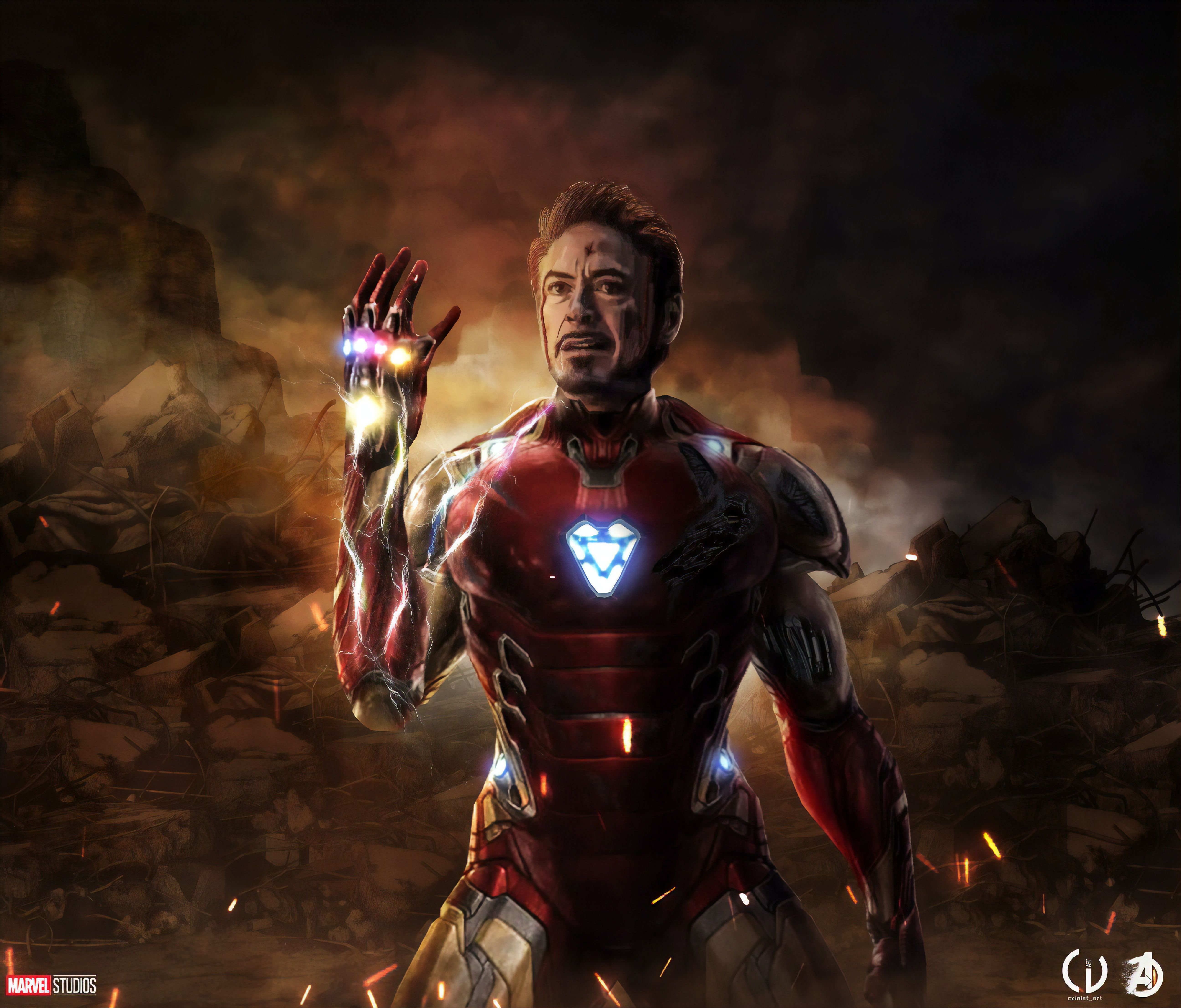 5184x4428 Desktop wallpaper: Iron Man, Movie 4K free download for PC. 293585