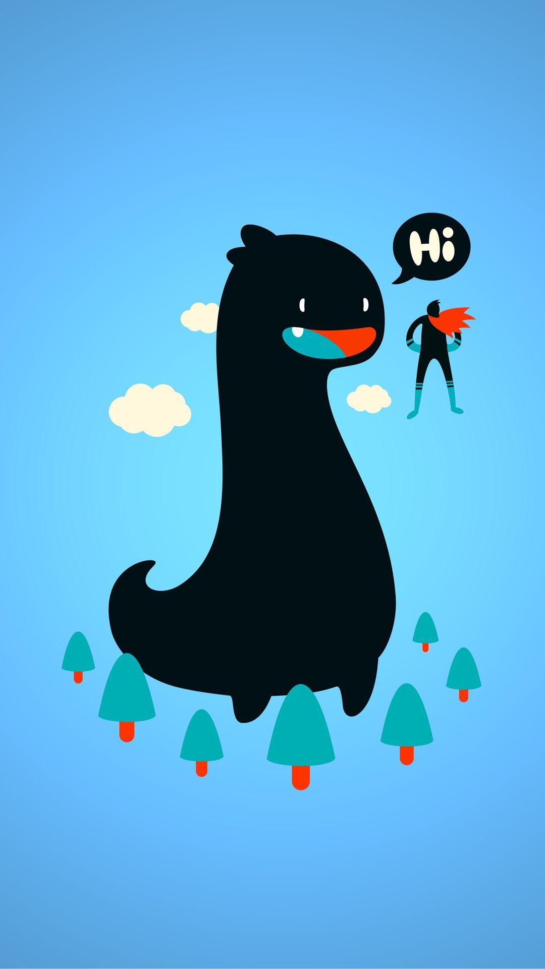1080x1920 Cute Dragon iPhone Wallpaper