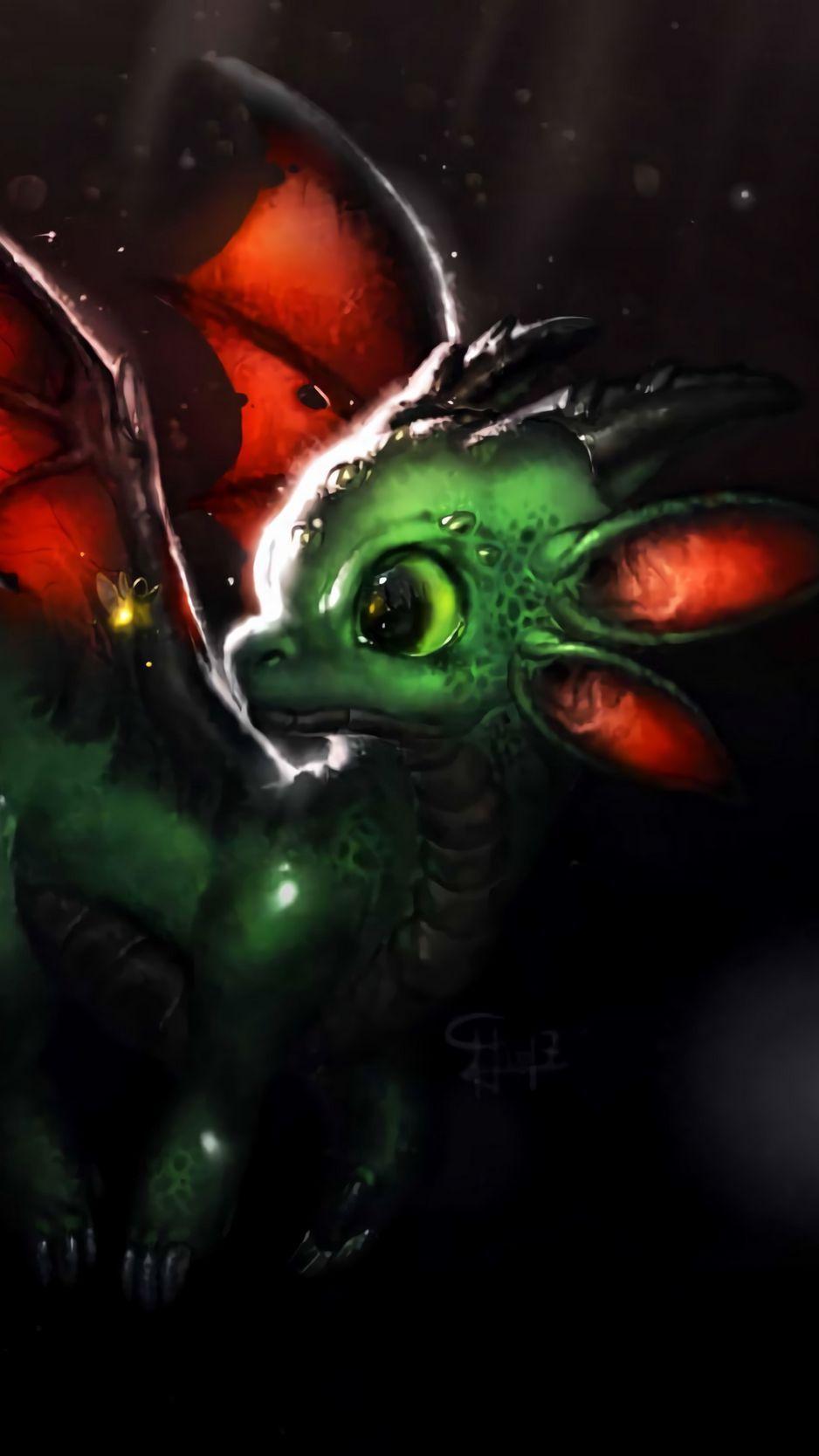 938x1668 Wallpaper Dragon, Creature, Cute, Art, Fiction Dragon iPhone Wallpaper & Background Download