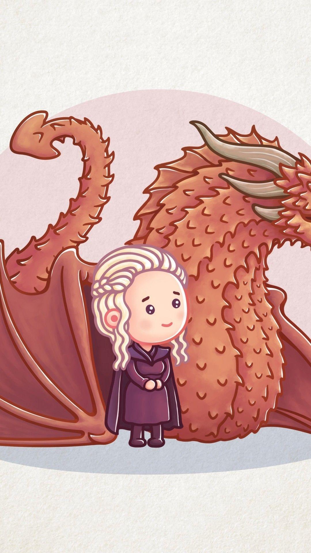 1080x1920 Cute Dragon Wallpaper For iPhone
