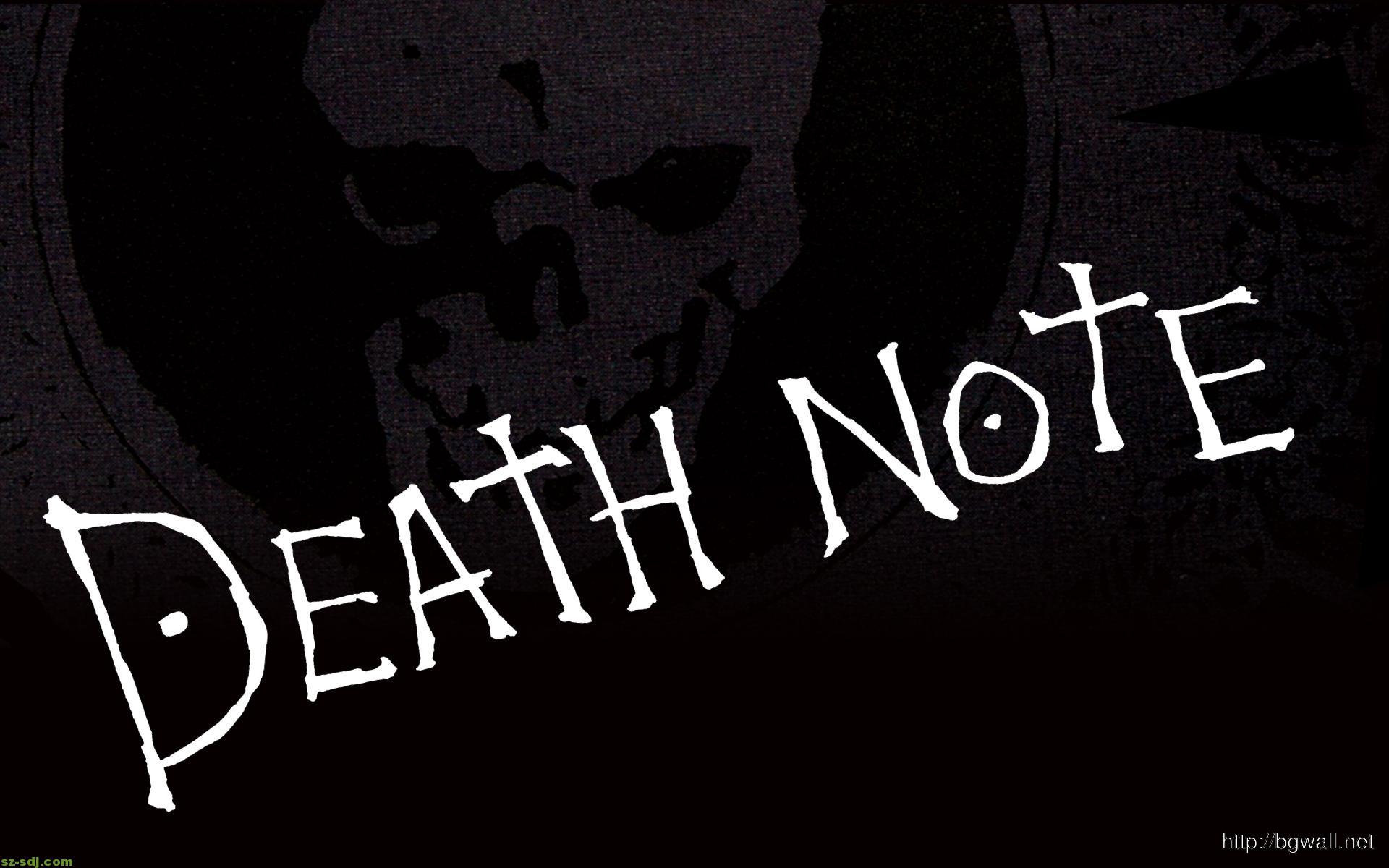 1920x1200 Death Note Wallpaper Anime