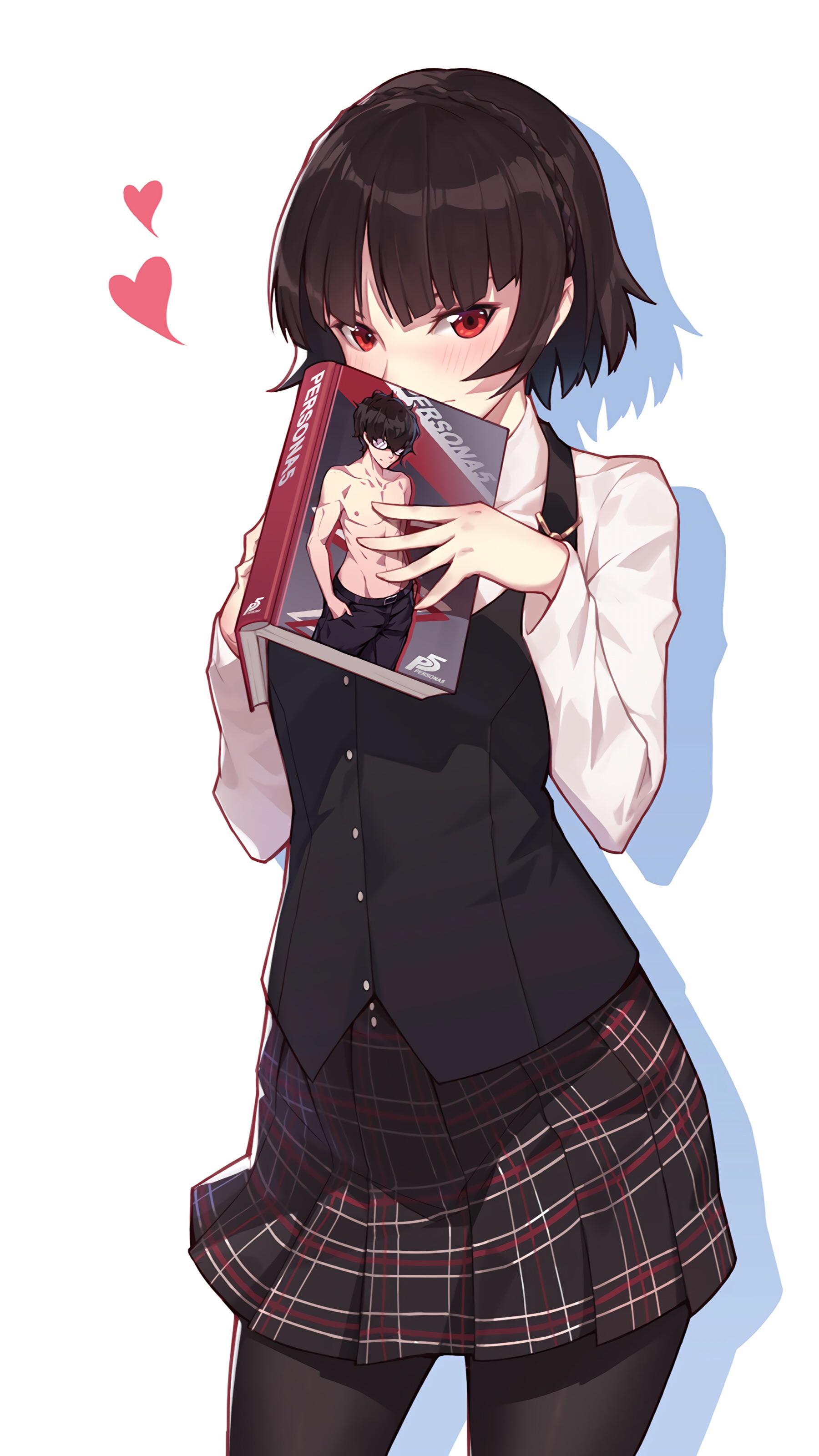 1800x3200 Makoto Niijima Wallpaper