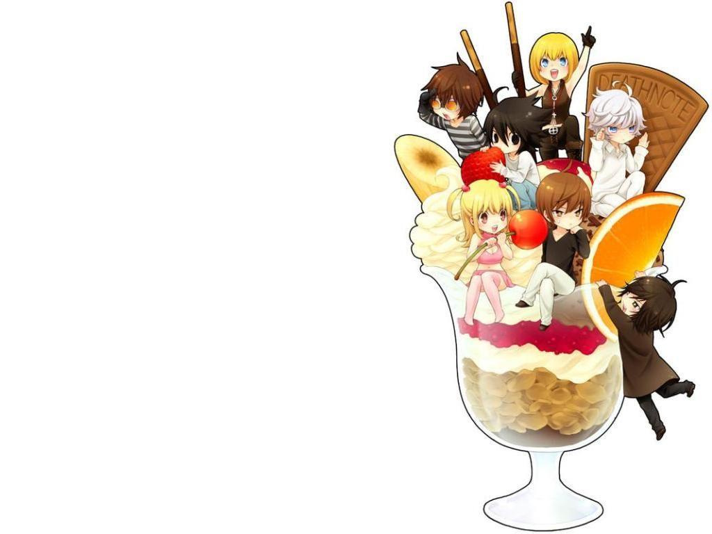 1024x768 DEATH NOTE CHIBI WALLPAPER - Wallpaper
