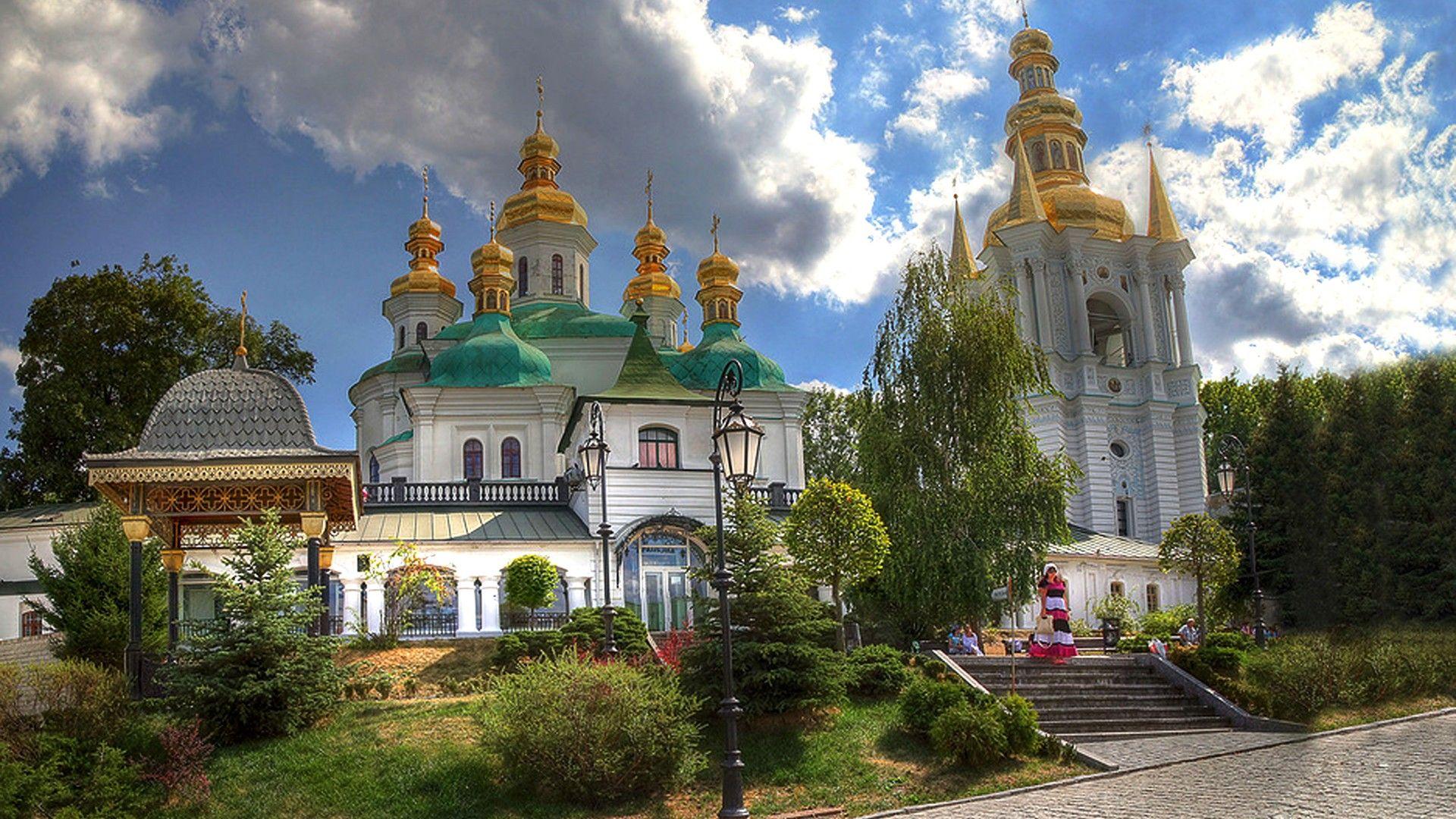 1920x1080 Wallpaper HD Kiev Pechersk Lavra Monastery Kiev Ukraine 29106 :