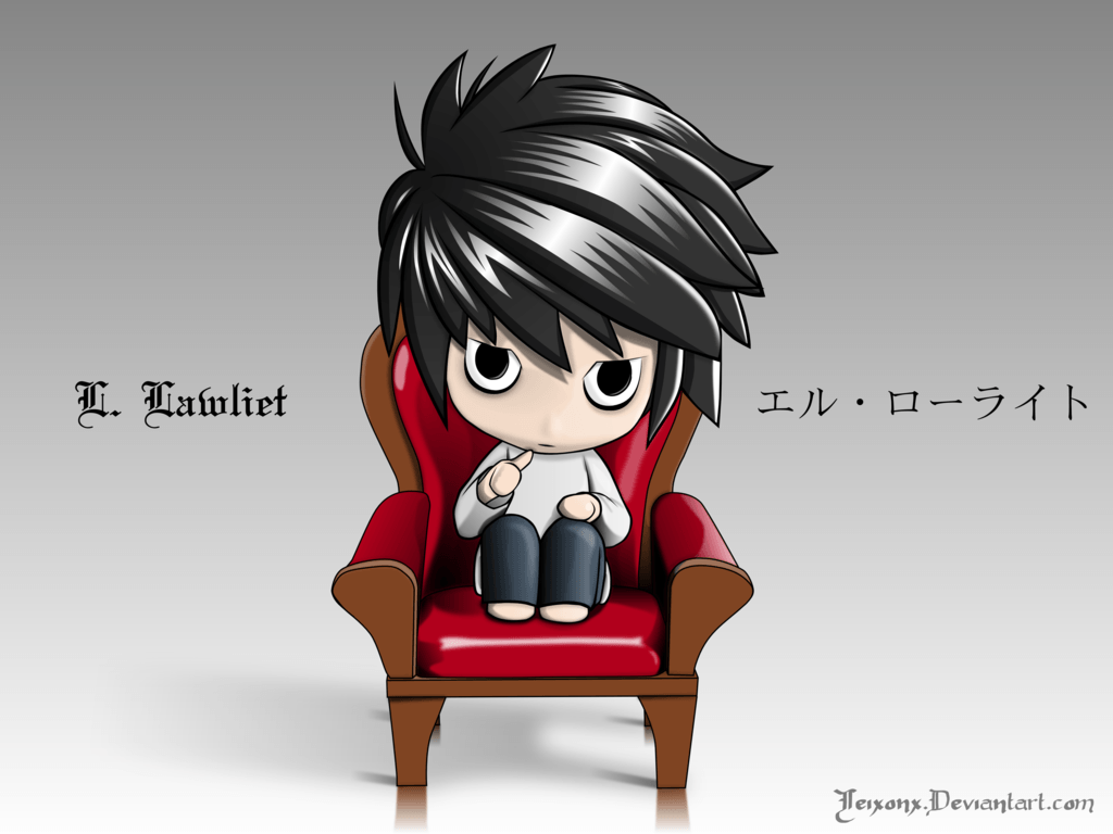 1024x768 List of Synonyms and Antonyms of the Word: lawliet chibi