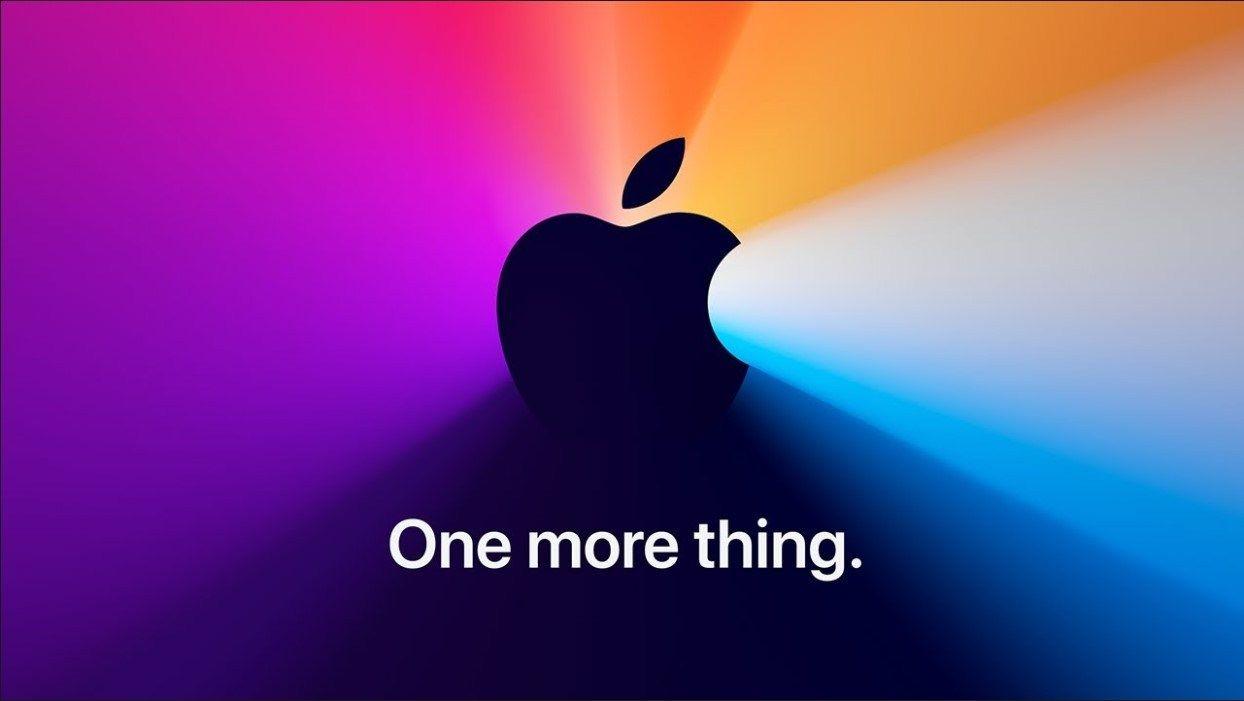 1244x701 Download Apple Silicon M1 Mac Wallpaper, Big Sur and Apple One More Thing Wallpaper