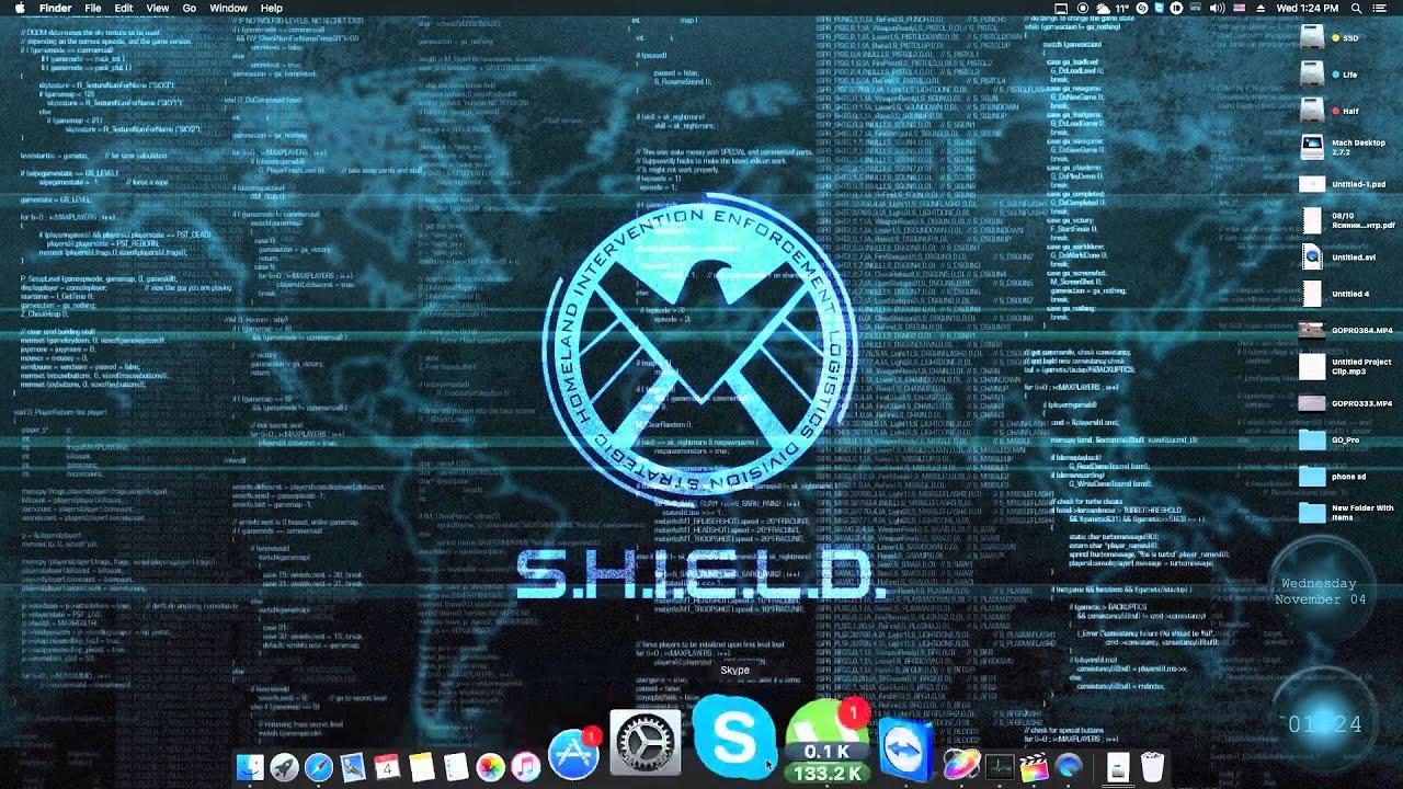 1280x720 Marvel Shield Wallpaper