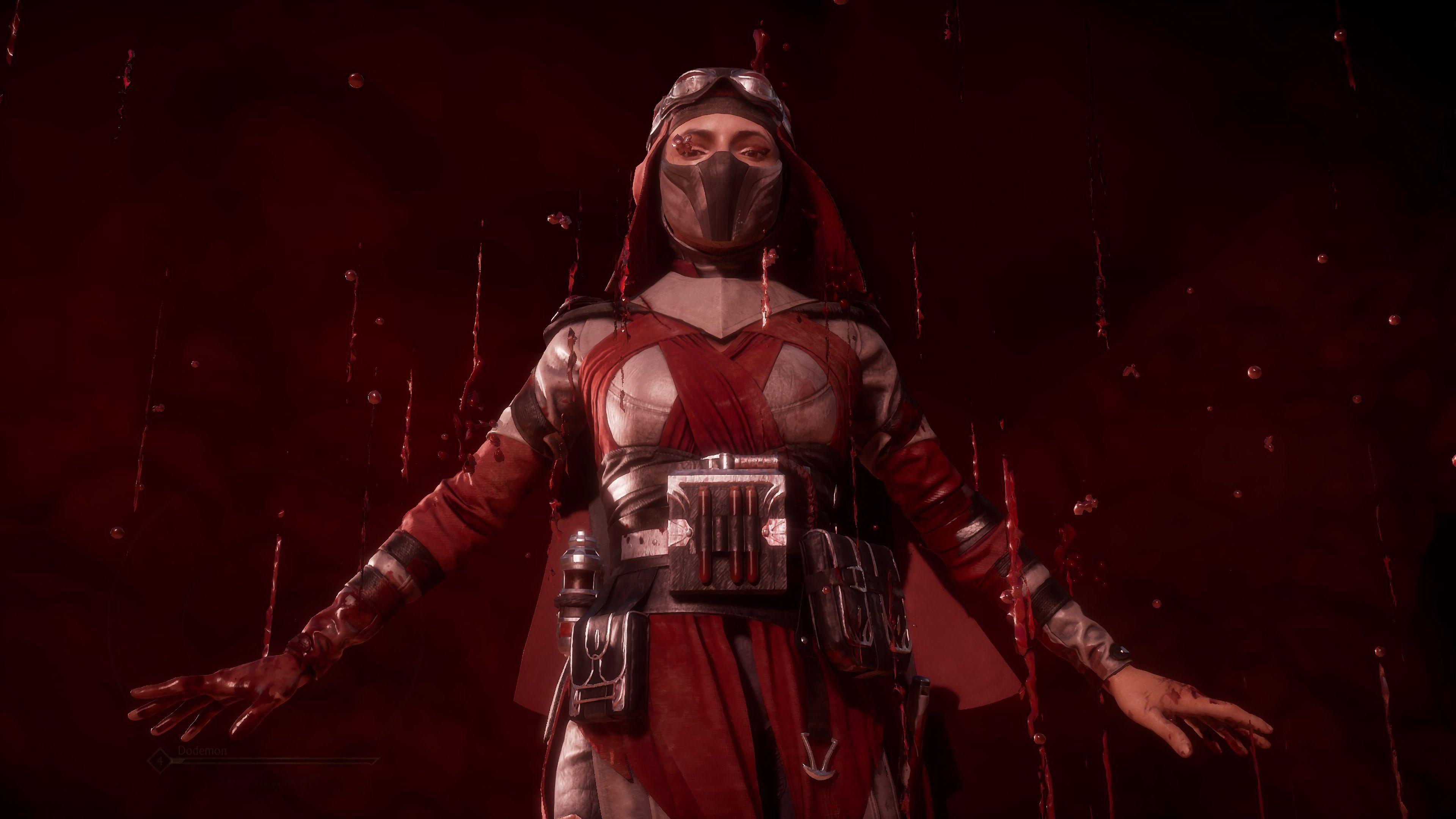 3840x2160 Skarlet Mortal Kombat Wallpaper