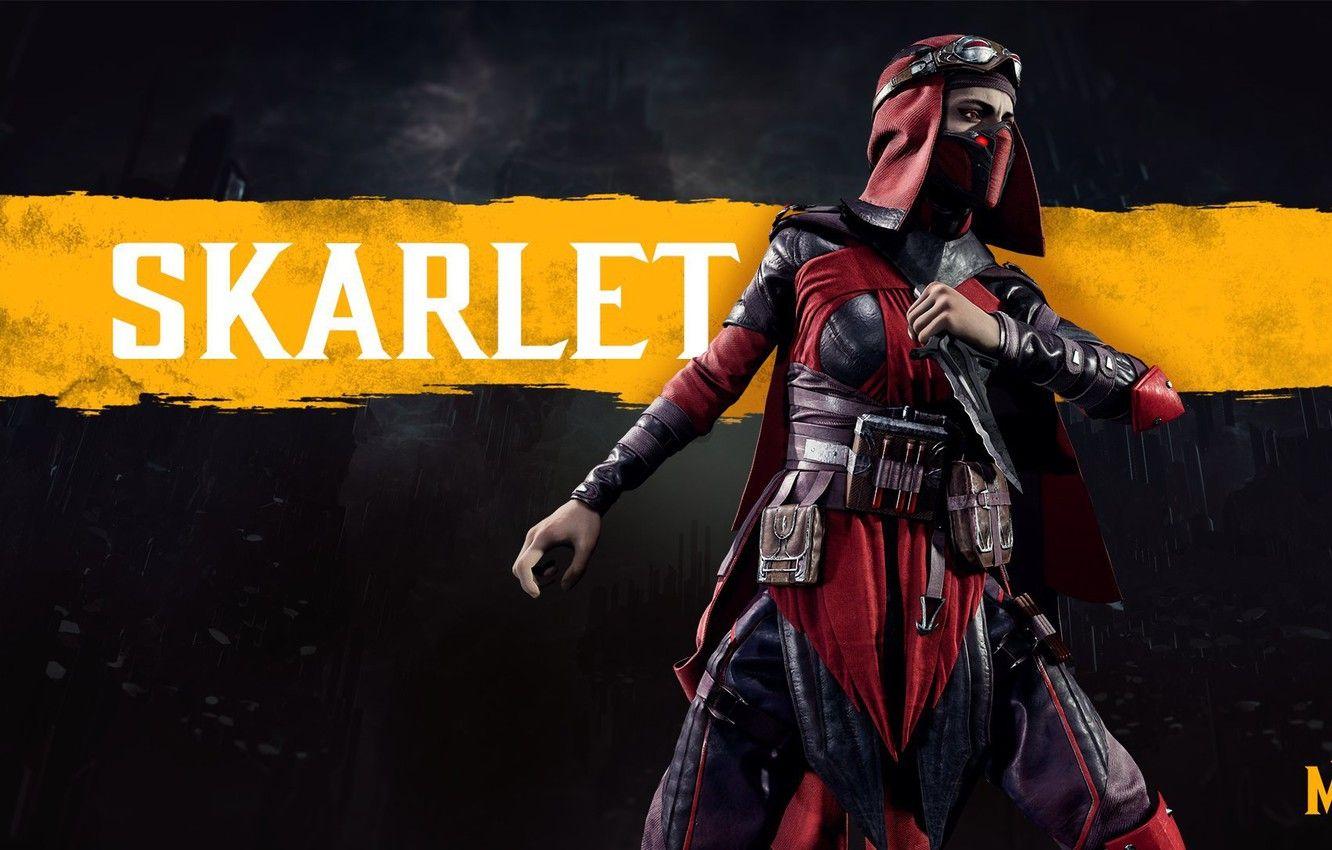 1332x850 Wallpaper The game, Fighter, Art, Mortal Kombat, Mortal Kombat, Scarlet, Character, Skarlet, Mortal Kombat Mortal Kombat XI image for desktop, section игры