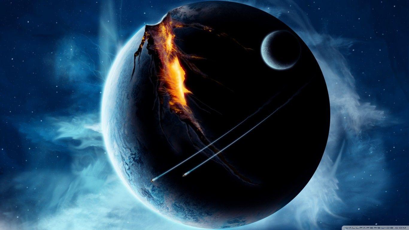 1366x768 Result for anime at wallensteyn. Planets wallpaper, Photohop wallpaper, Planets art