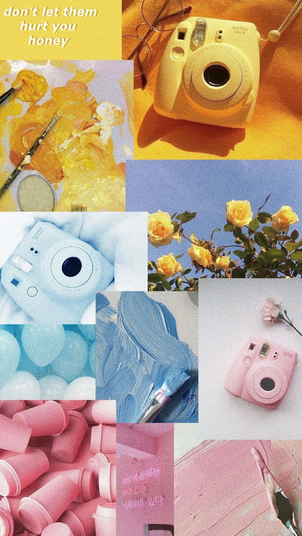 1242x2208 Pink And Blue Aesthetic