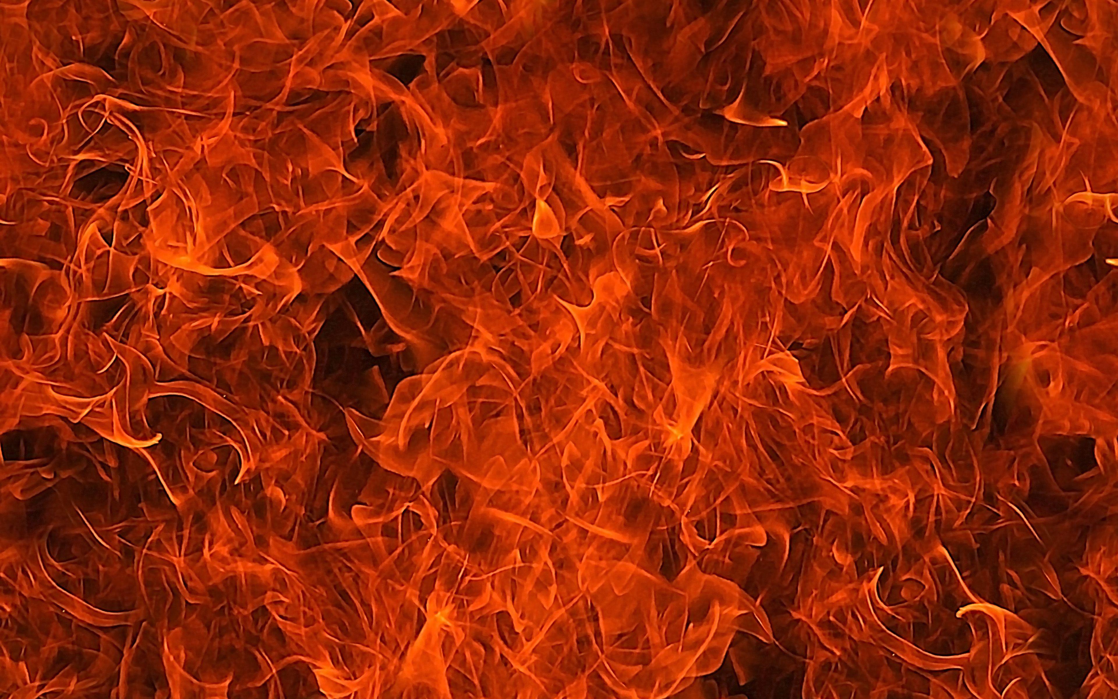 Orange Fire Wallpaper
