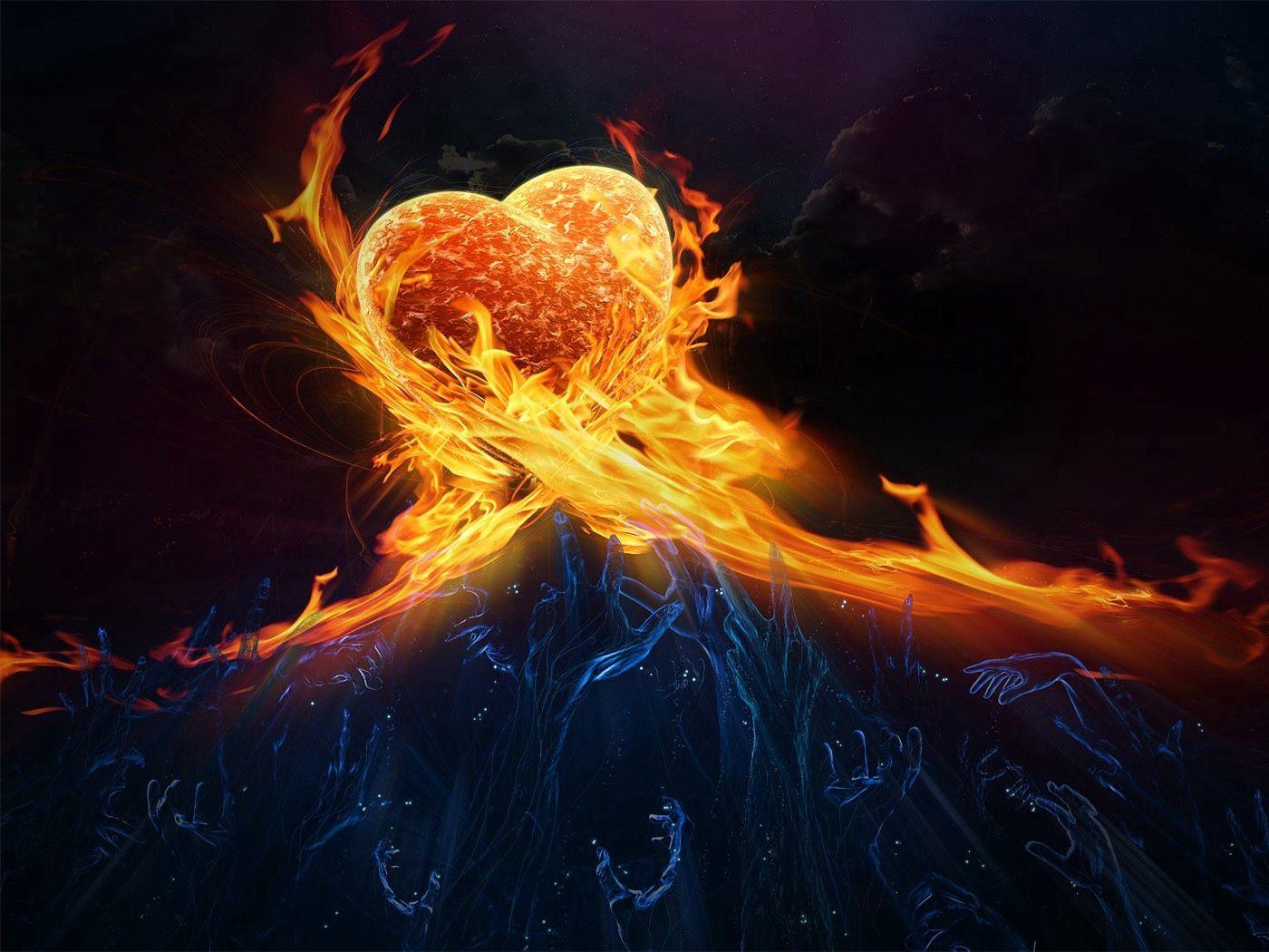 Orange Fire Wallpapers - Top Free Orange Fire Backgrounds - WallpaperAccess