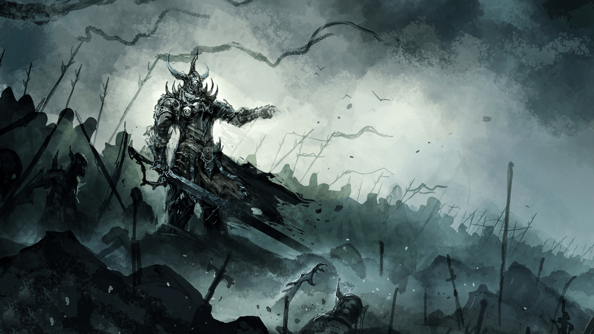 1920x1080 Horned warrior. Epic Warrors. Warriors wallpaper