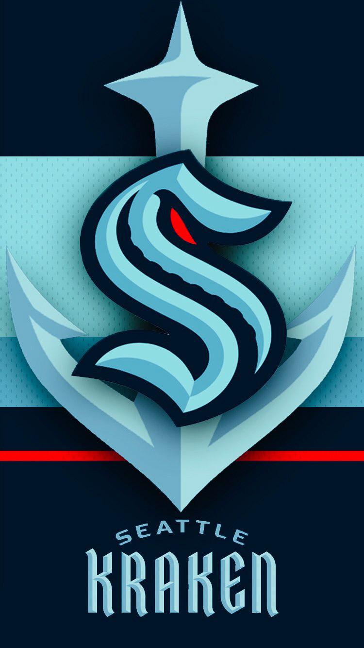 750x1334 Seattle Kraken Jersey Phone Wallpaper. Nhl wallpaper, Team wallpaper, Kraken