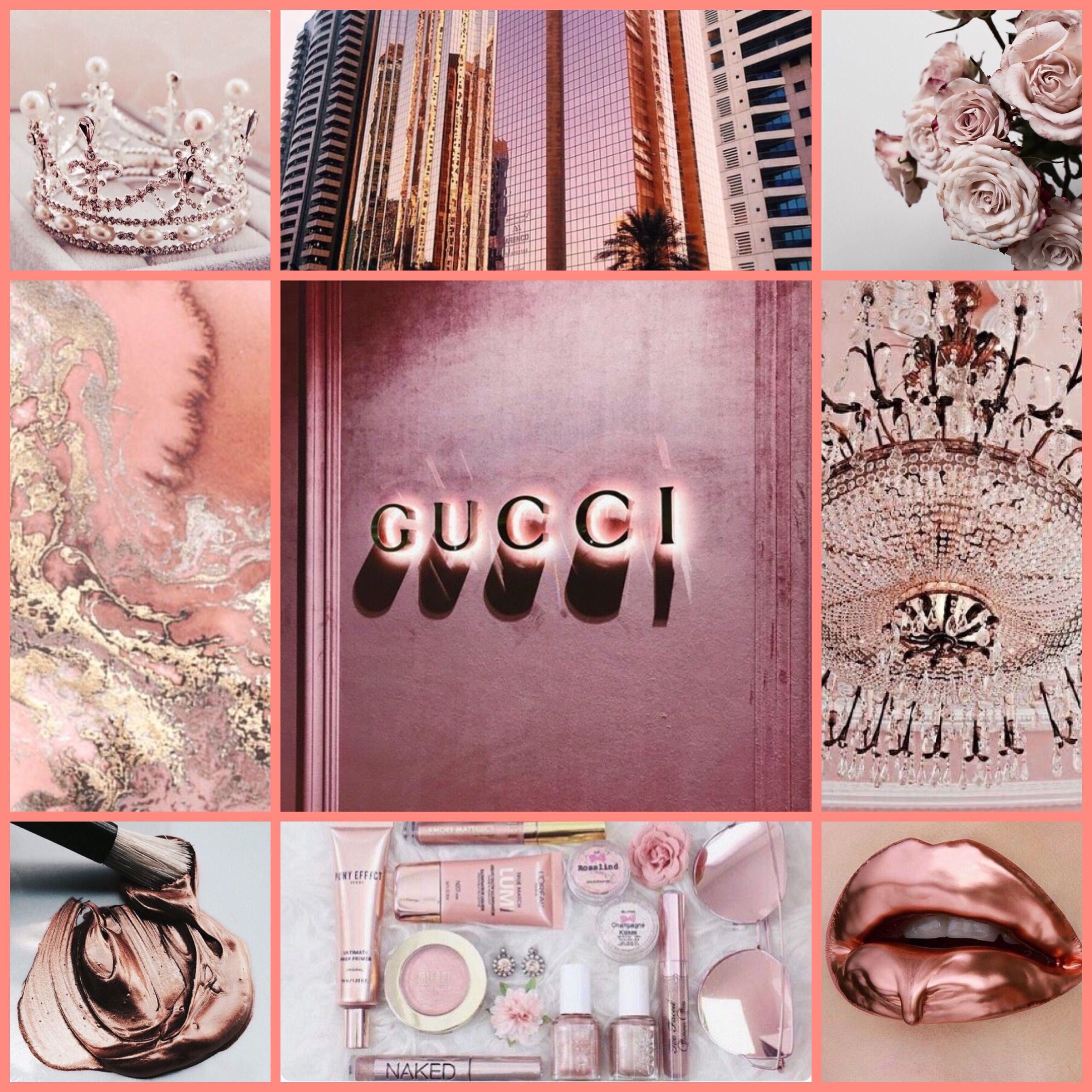 Gucci Rose Gold Aesthetic Wallpapers on WallpaperDog