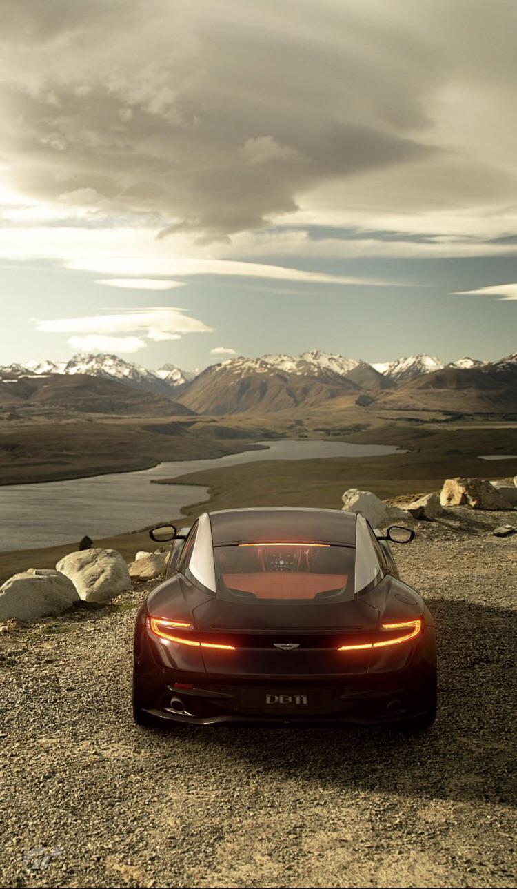 750x1290 A wallpaper I made with the Aston Martin DB11