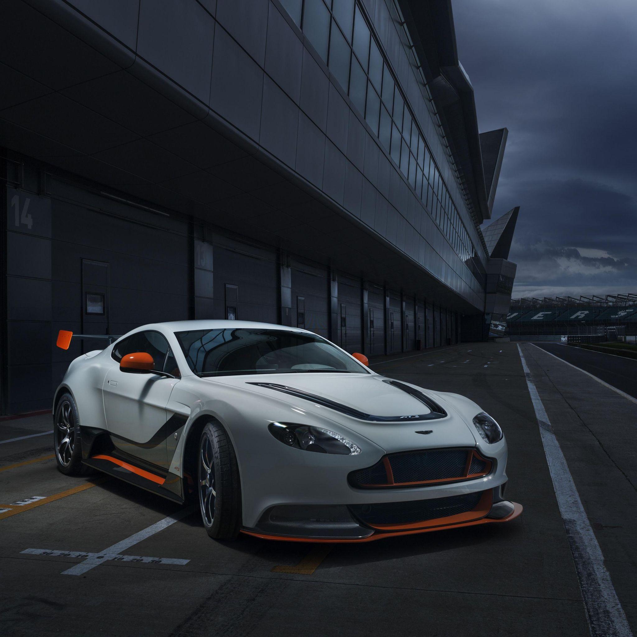 2048x2048 Make Your Desktop And Mobile Brutishly Handsome With These Aston Martin Vantage GT3 Wallpaper