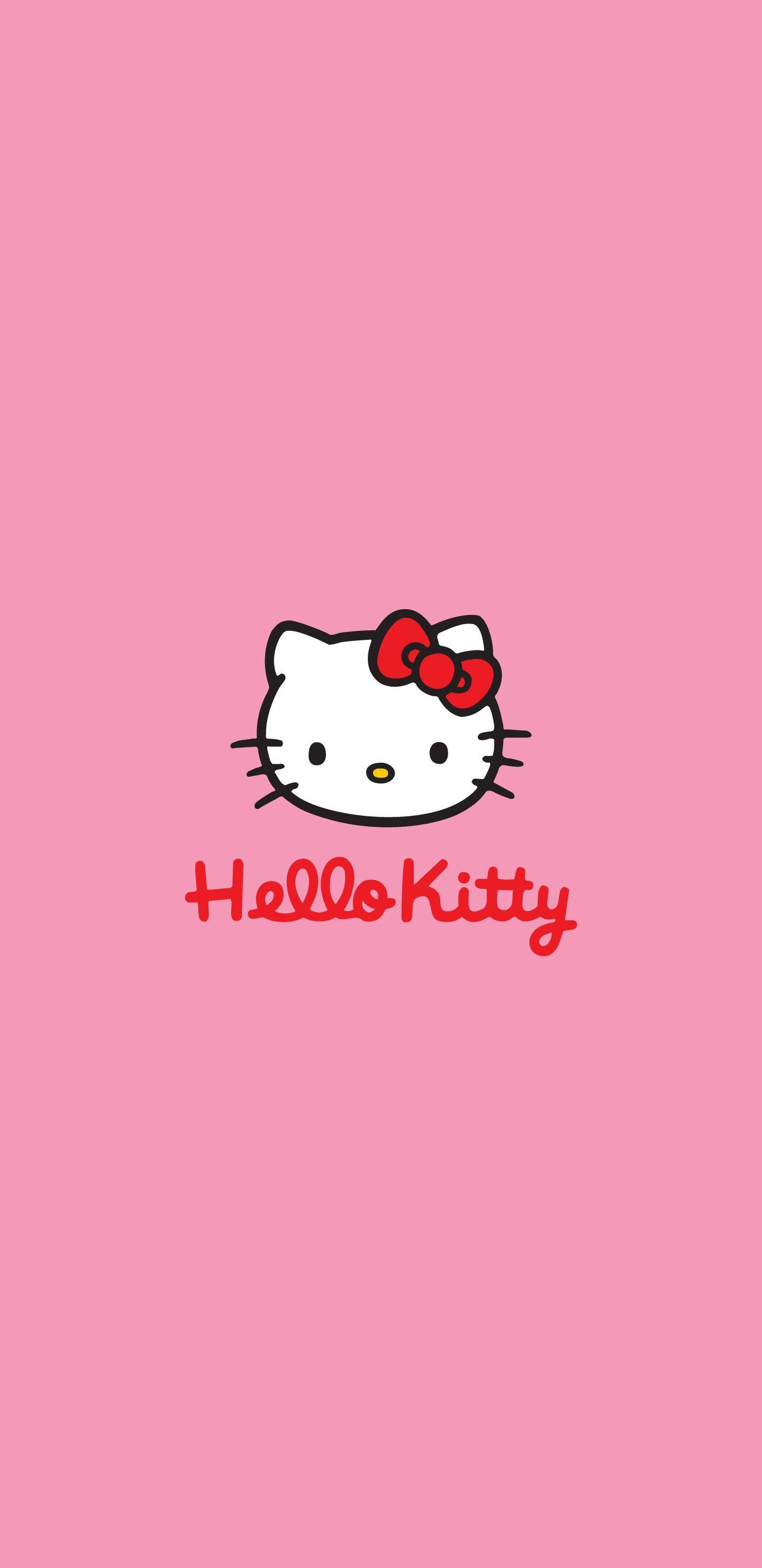 1440x2960 Hello Kitty Phone Wallpaper (Pink) [OC]