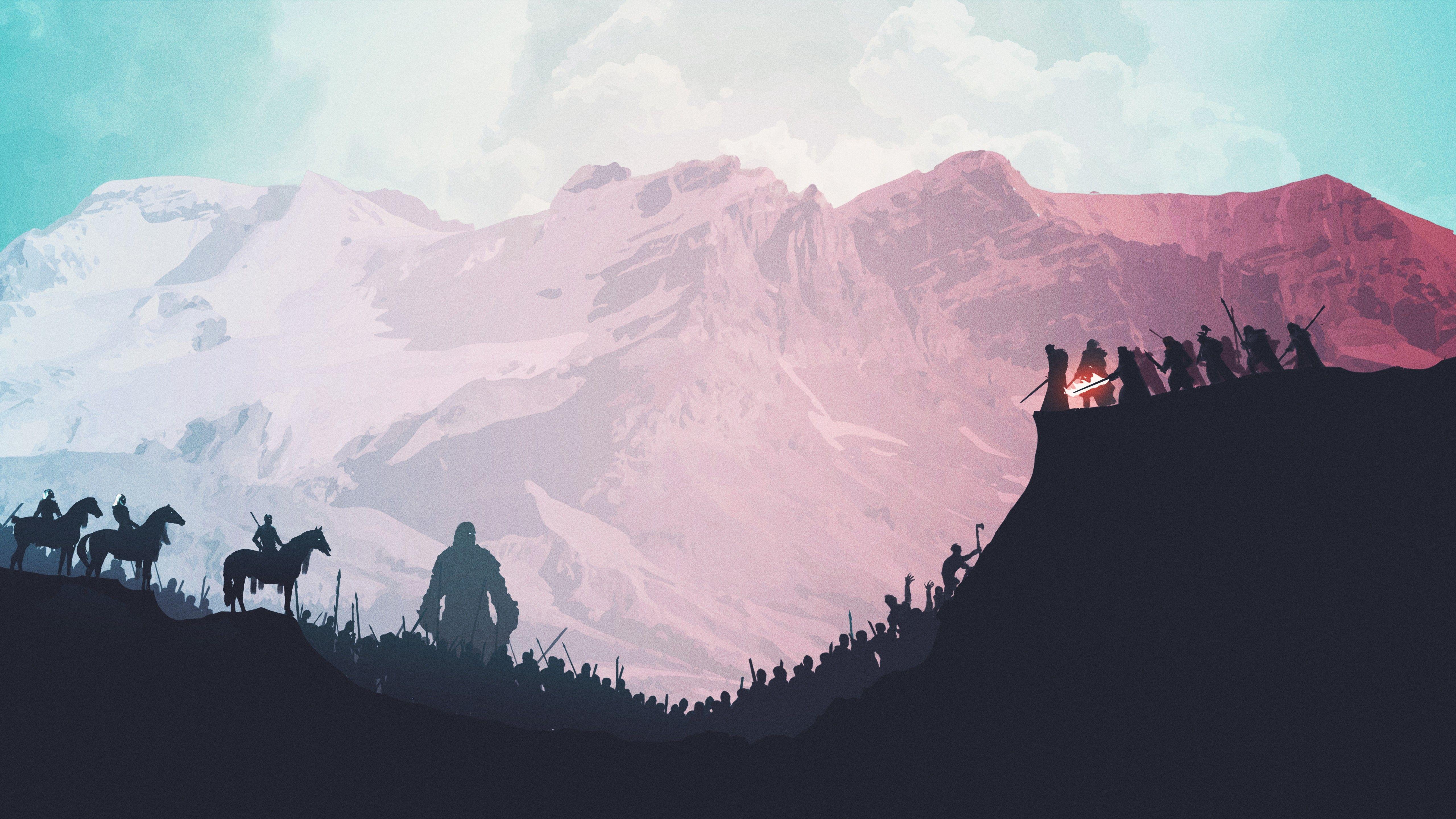 5120x2880 Suicide Mission Game of Thrones 4K 8K Wallpaper