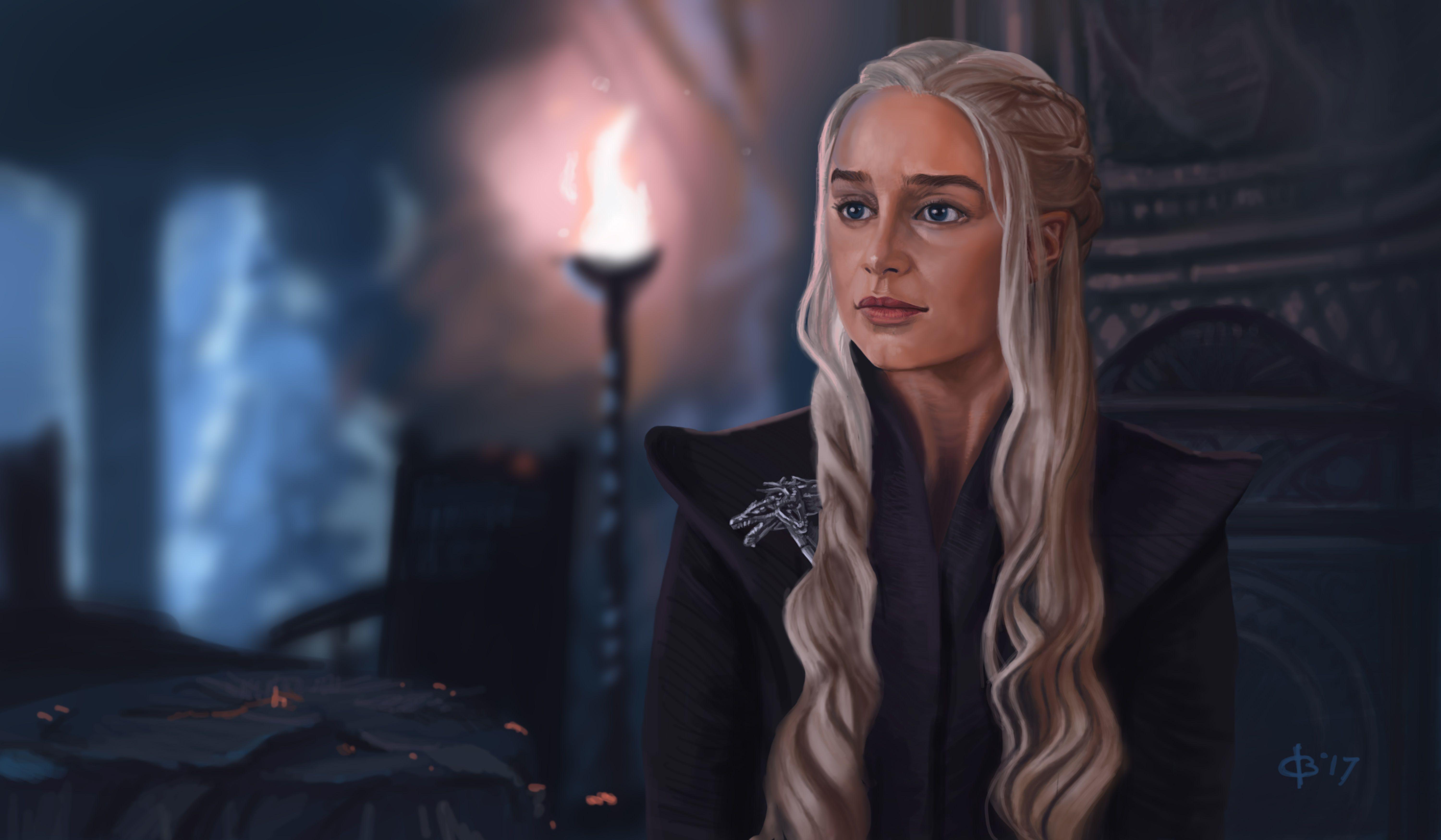 6000x3500 Khaleesi Game Of Thrones 5k Artwork 5k HD 4k Wallpaper, Image, Background, Photo and Picture