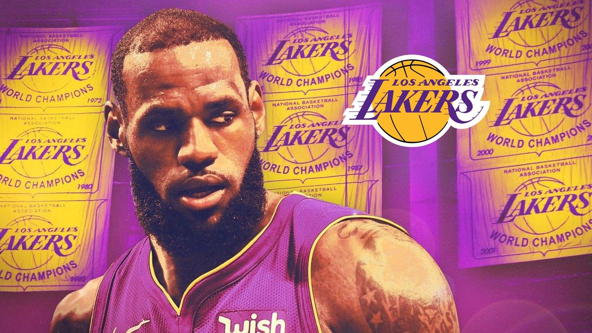 1920x1080 LeBron James Lakers HD Wallpaper Basketball Wallpaper