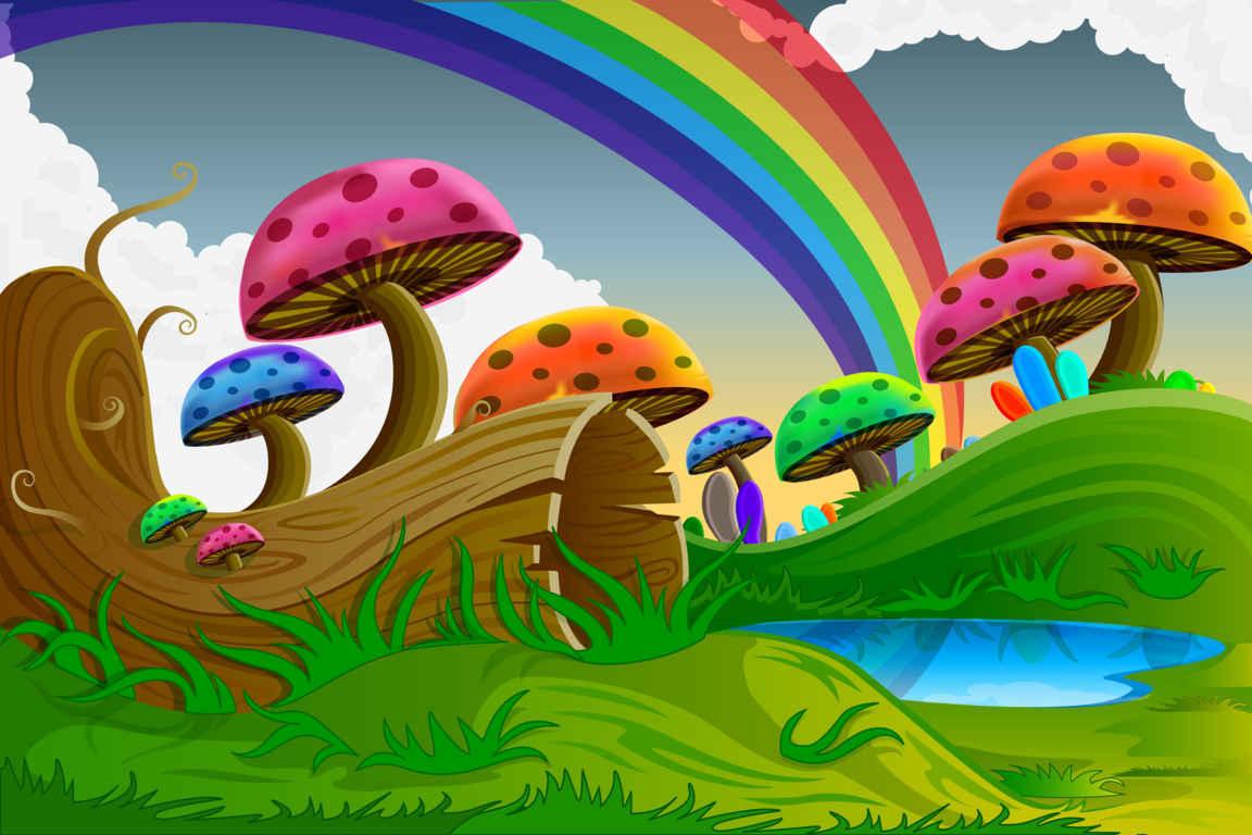 1152x768 By Cassie Conway Wallpaper For Android Garden Background Cartoon HD Wallpaper