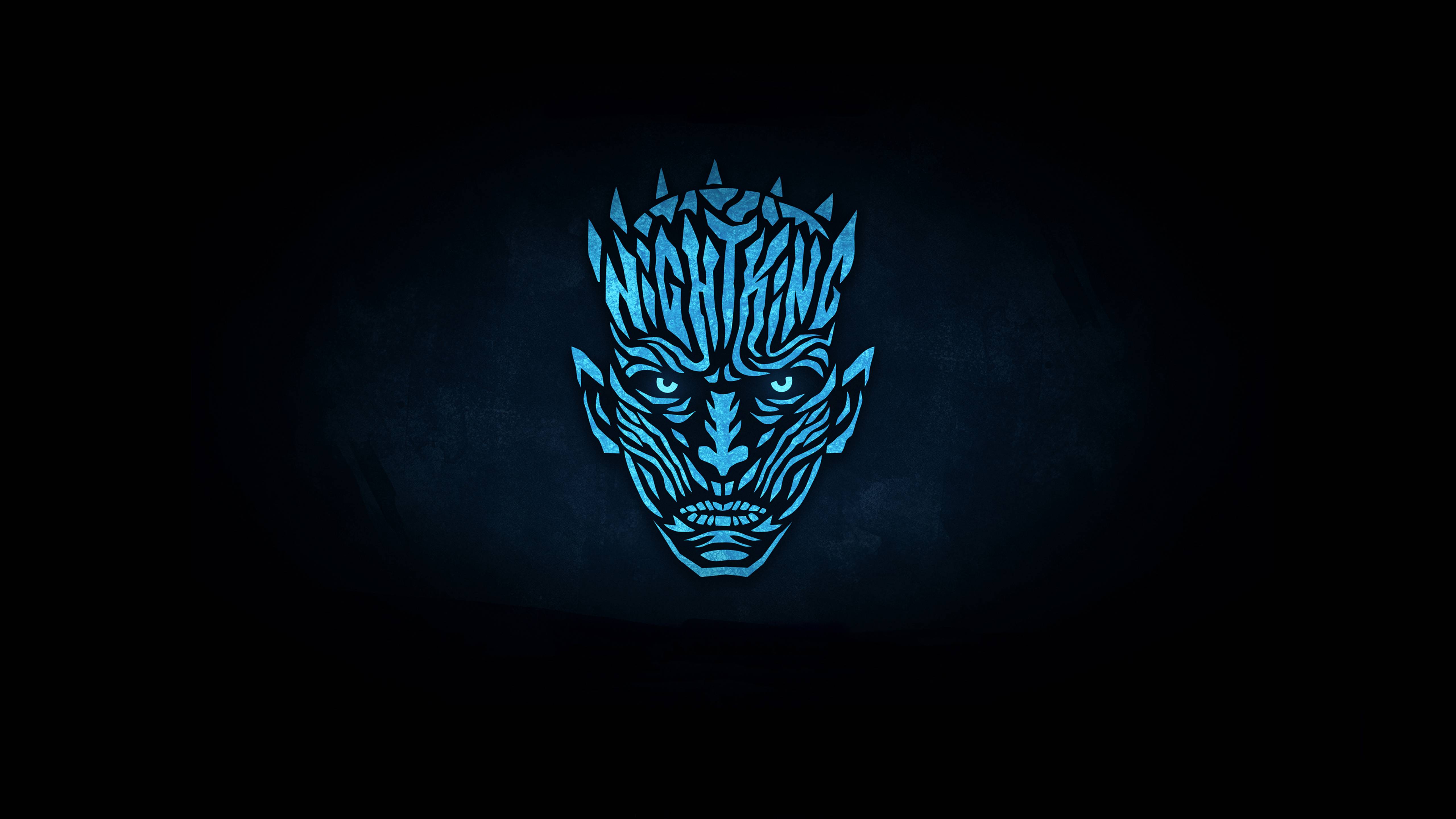 5120x2880 Night King Minimalist From Game Of Thrones 5K Wallpaper, HD Minimalist 4K Wallpaper, Image, Photo and Background