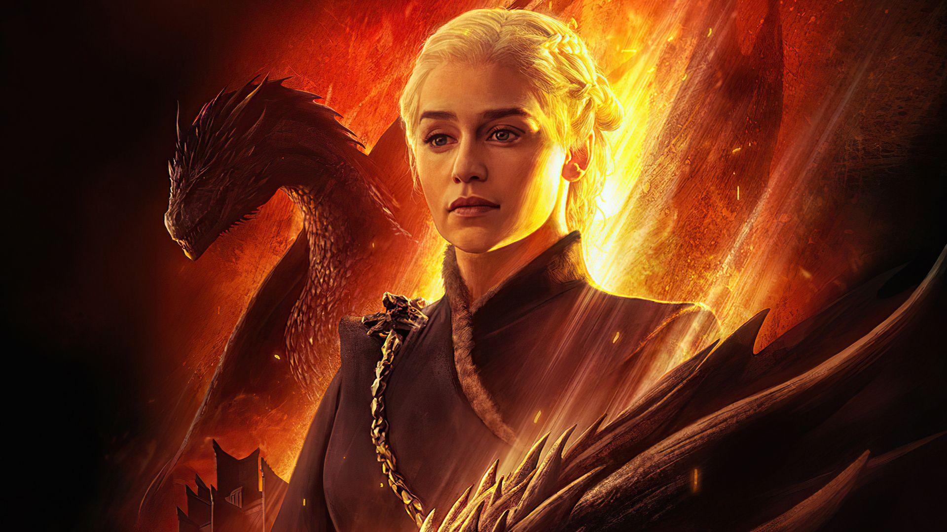 1920x1080 Khaleesi Game Of Thrones 5k Laptop Full HD 1080P HD 4k Wallpaper, Image, Background, Photo and Picture