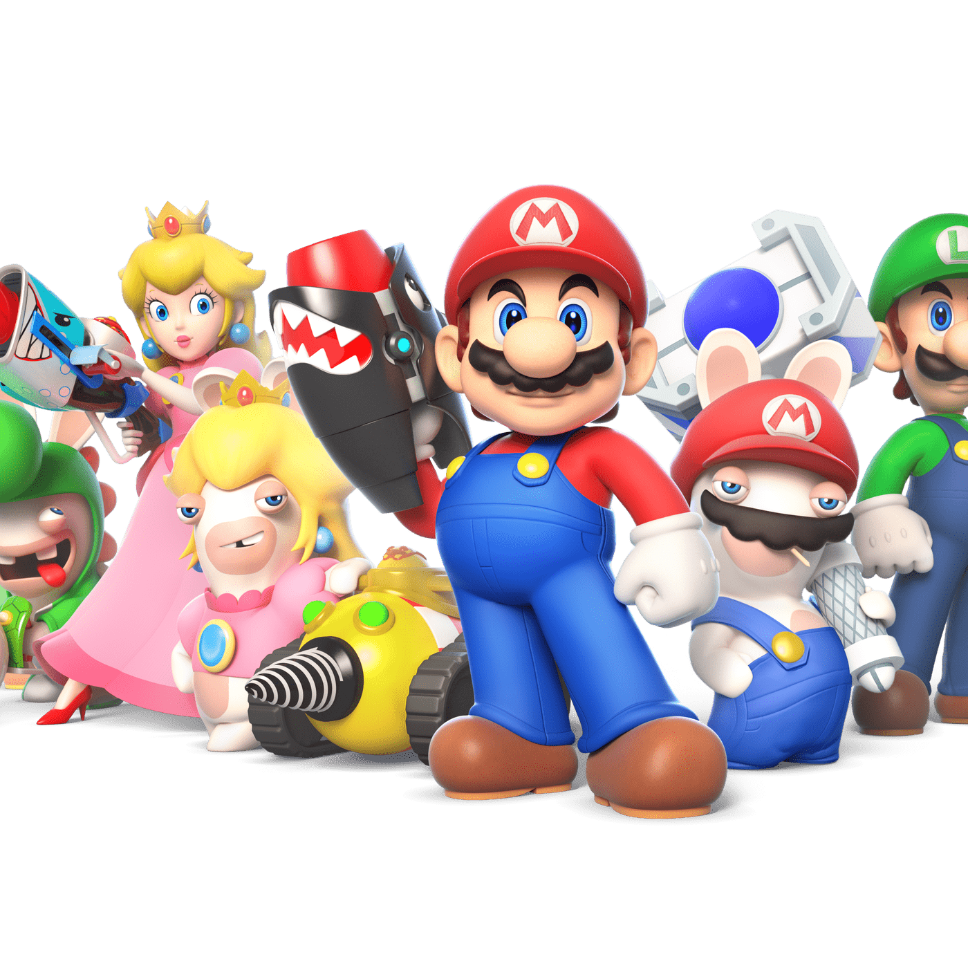 1400x1400 Mario + Rabbids Kingdom Battle character guide: How to find and unlock Luigi, Peach, Yoshi, Rabbid Mario and Rabbid Peach