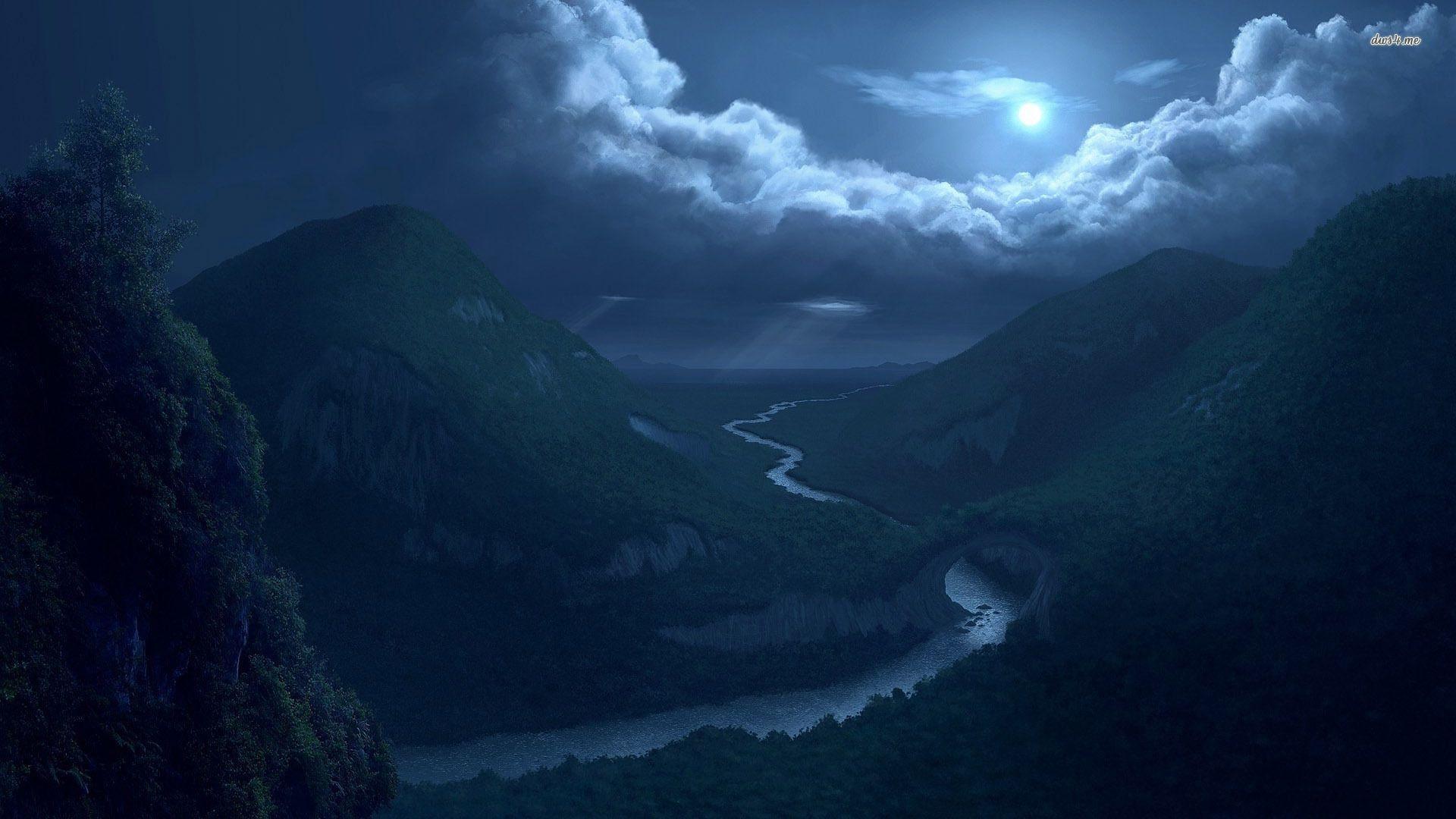 1920x1080 Greenland Landscape Wallpaper. wallpaper. Moonlight