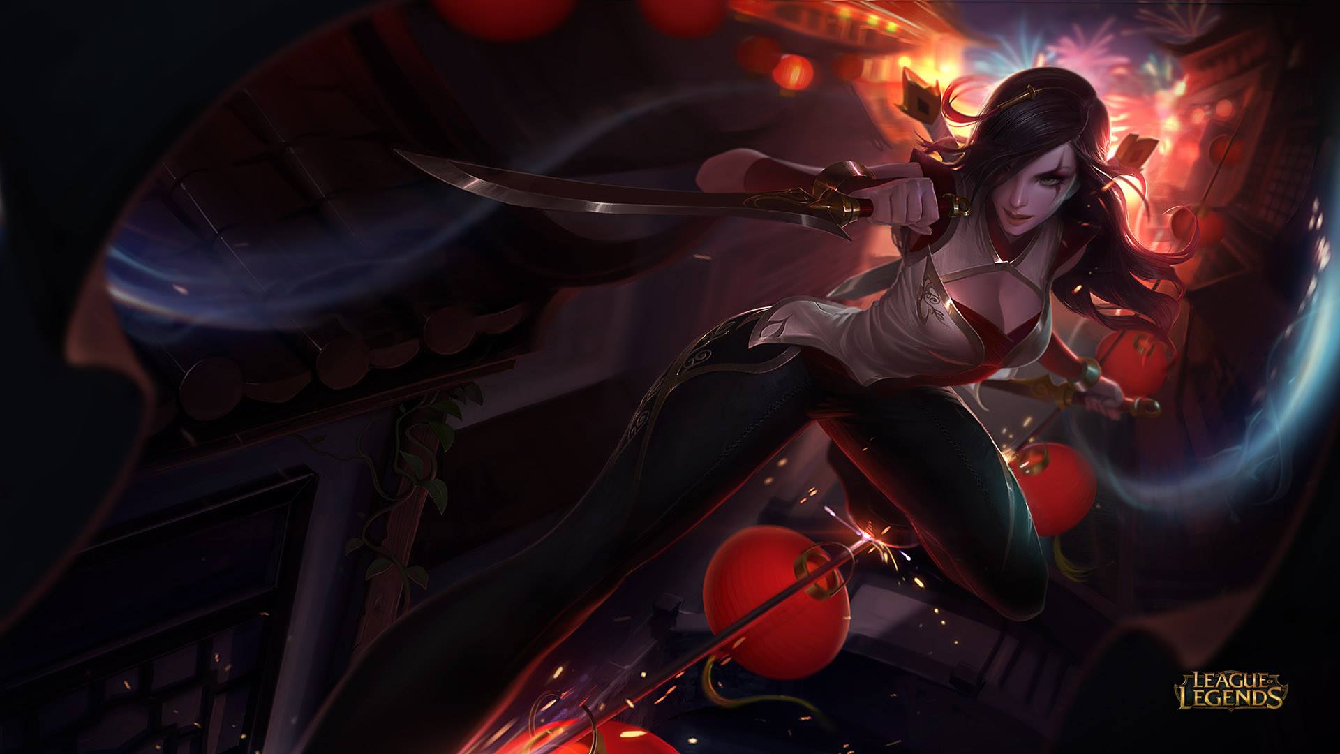 1920x1080 Warring Kingdoms Katarina wallpaper