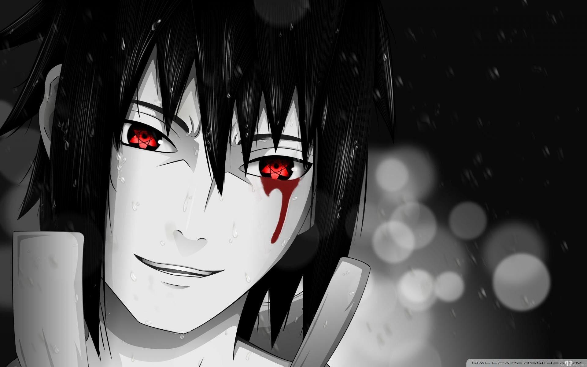 1920x1200 Sasuke Mangekyou Sharingan Wallpaper