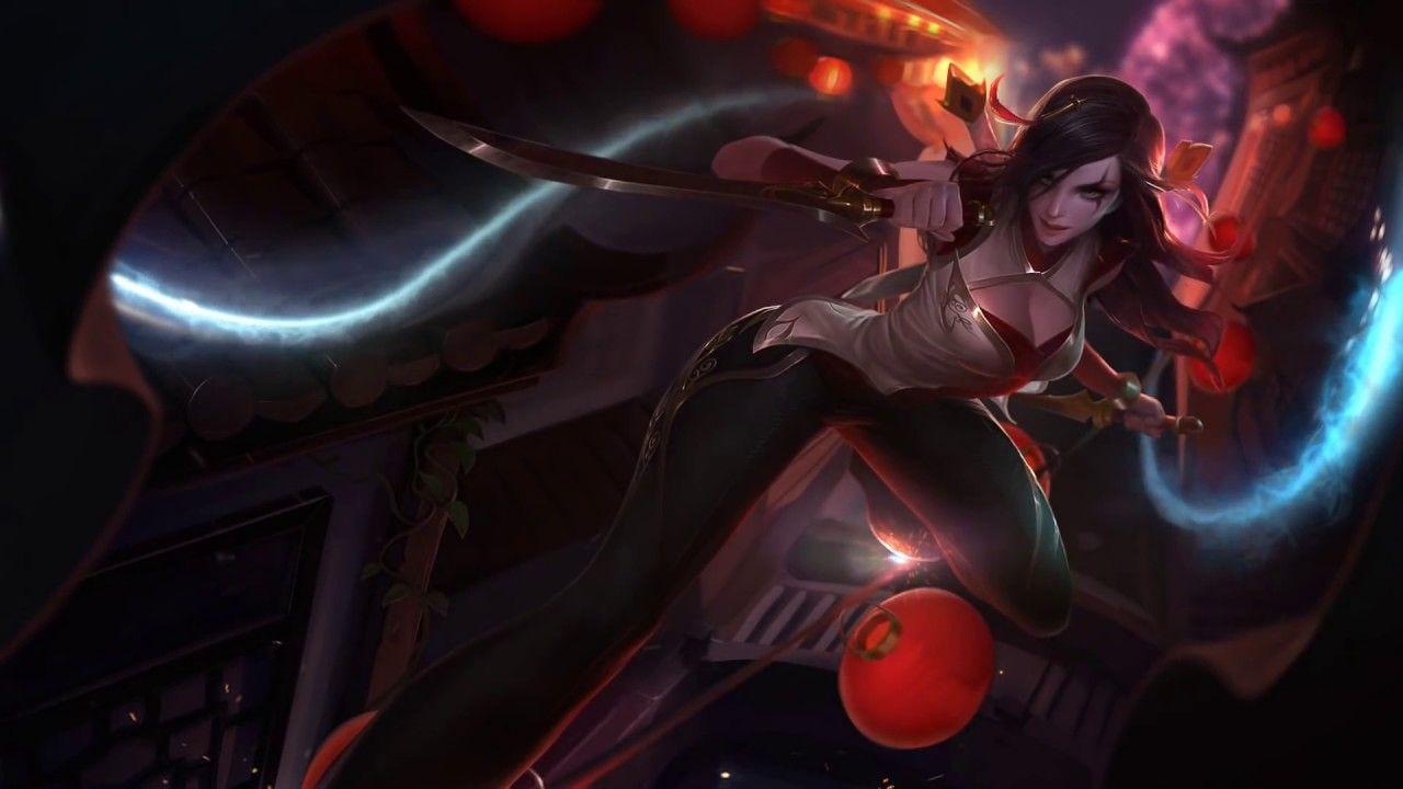 1280x720 League of Legends Kingdoms Katarina for Live Wallpaper purposes