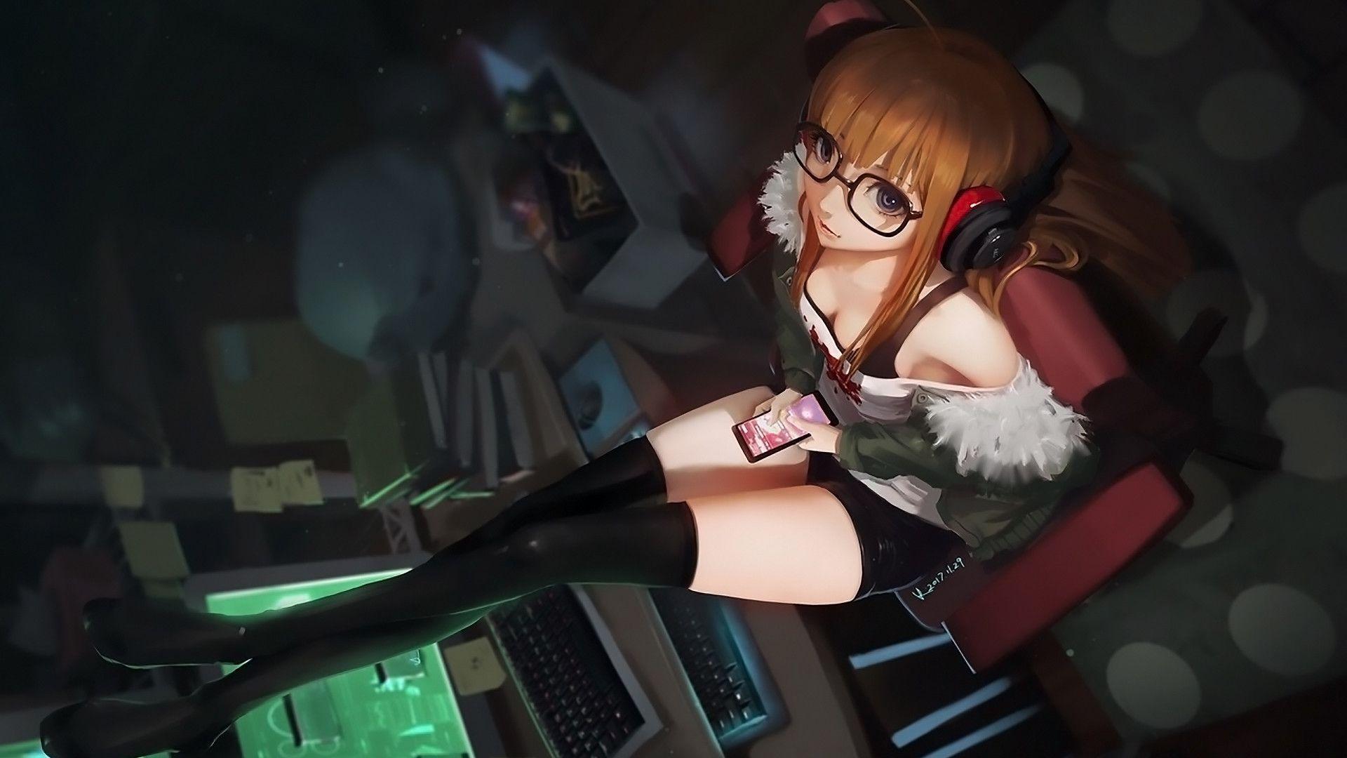 1920x1080 Desktop Wallpaper Blonde, Futaba Sakura, Megami Tensei, Anime, HD Image, Picture, Background, 721256